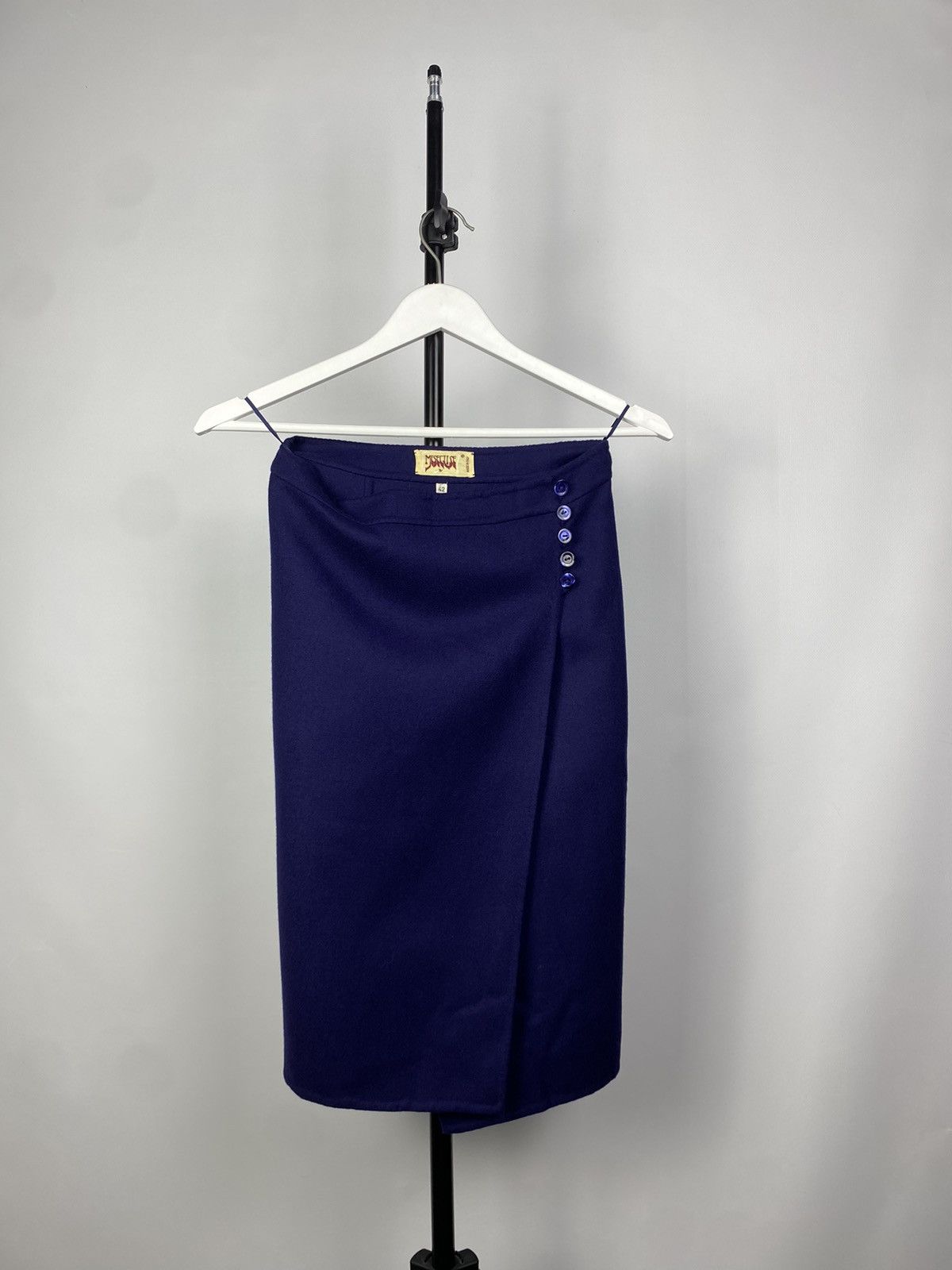 Vintage Vintage 70-80s WOOL suit blazer + skirt Size M / US 6-8 / IT 42-44 - 16 Thumbnail