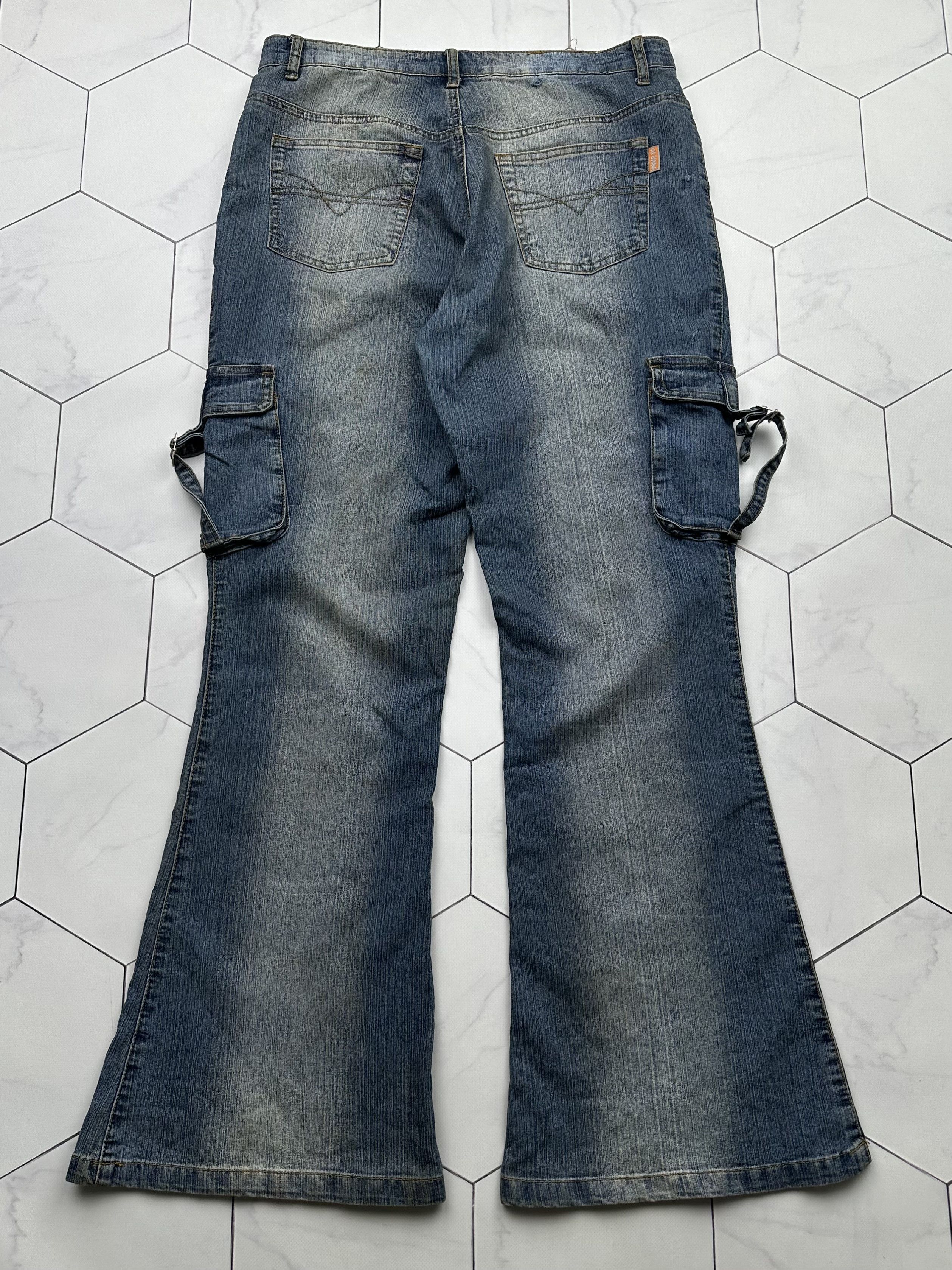 Japanese Brand Vintage Bondage Flare Jeans (B398)E2 Size US 32 / EU 48 - 9 Thumbnail
