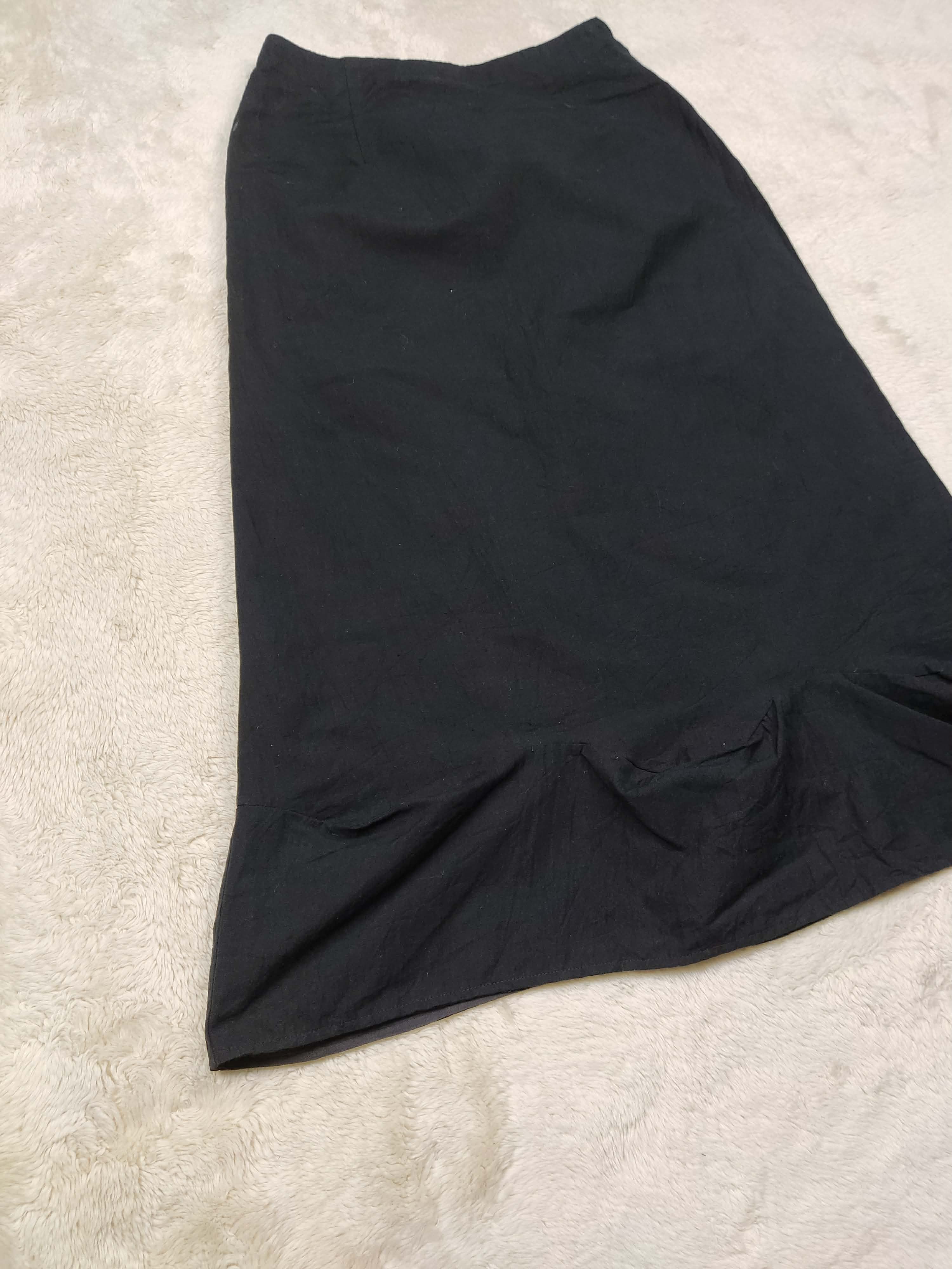 Comme des Garcons Comme Des Garçons Tricot Black Midi Skirt Size 26" / US 2 / IT 38 - 4 Thumbnail