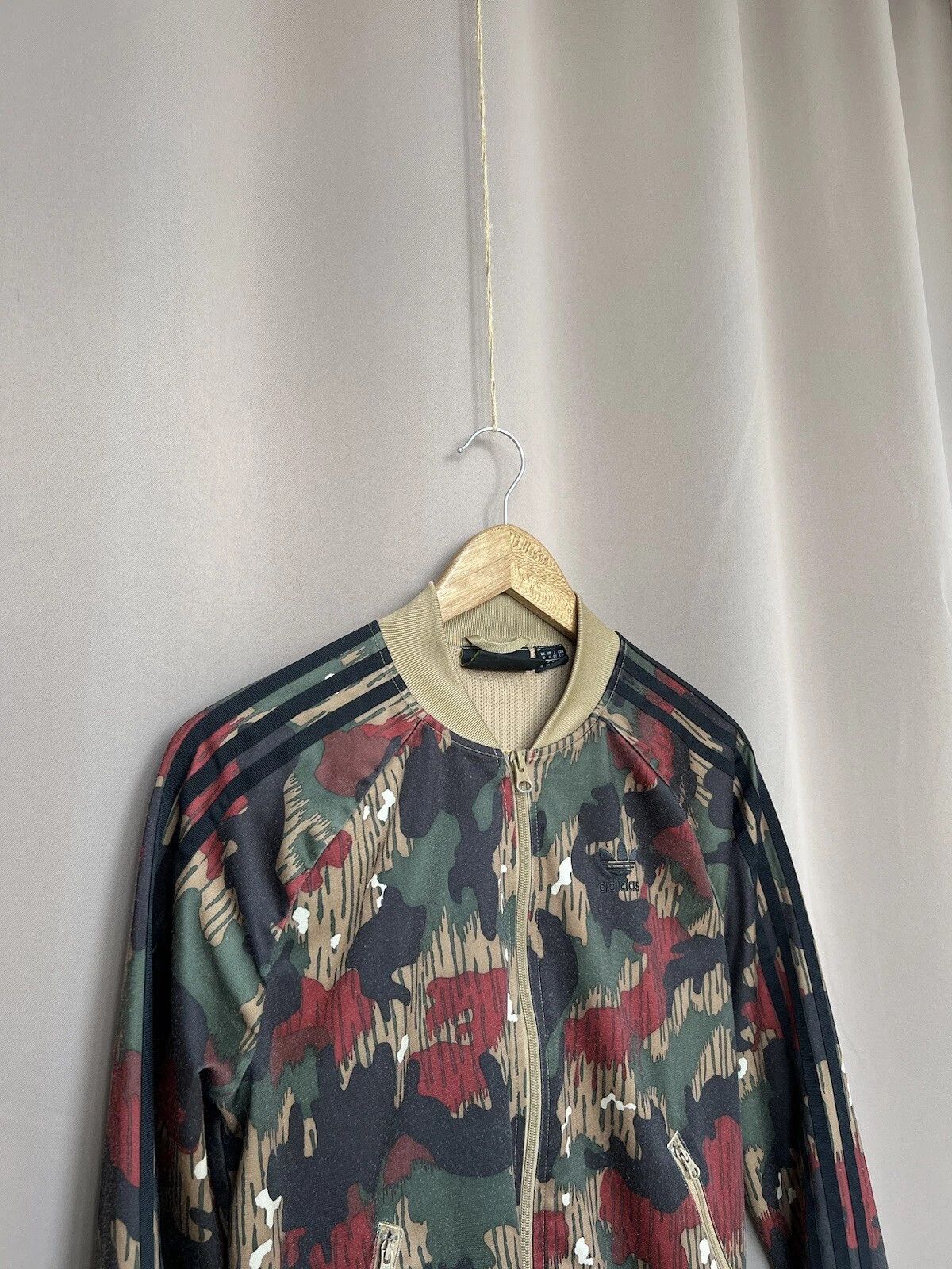 Adidas Adidas Pharrell Williams Track Jacket Camo Full Zip Mens S Size US S / EU 44-46 / 1 - 3 Thumbnail