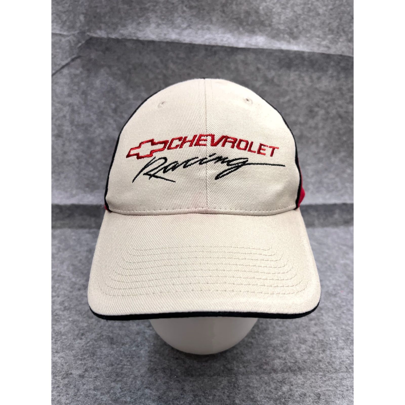 Drew Drew Pearson Chevrolet Racing Hat Cap Adjustable One Size White Cotton Men Baseball Cap Size ONE SIZE - 2 Thumbnail