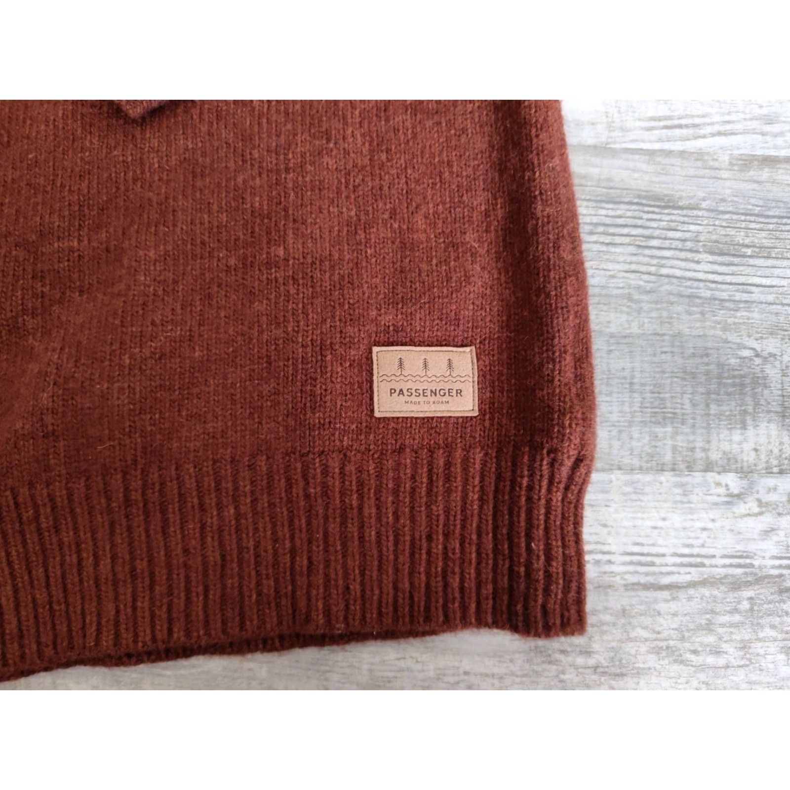 Vintage Passenger Men's Wool Blend Sweater XL Geometric Crew Neck Heavyweight Casual Winter Size US XL / EU 56 / 4 - 3 Thumbnail