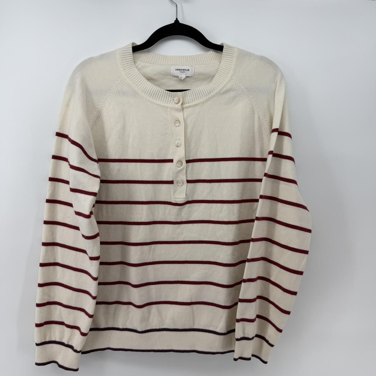The Unbranded Brand Anniewear Los Angeles Striped Knit Size L / US 10 / IT 46 - 2 Thumbnail