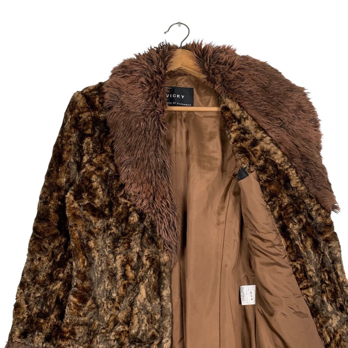 Japanese Brand Japanese Brand Vicky Faux Fur Elegance Coat Size M / US 6-8 / IT 42-44 - 10 Thumbnail