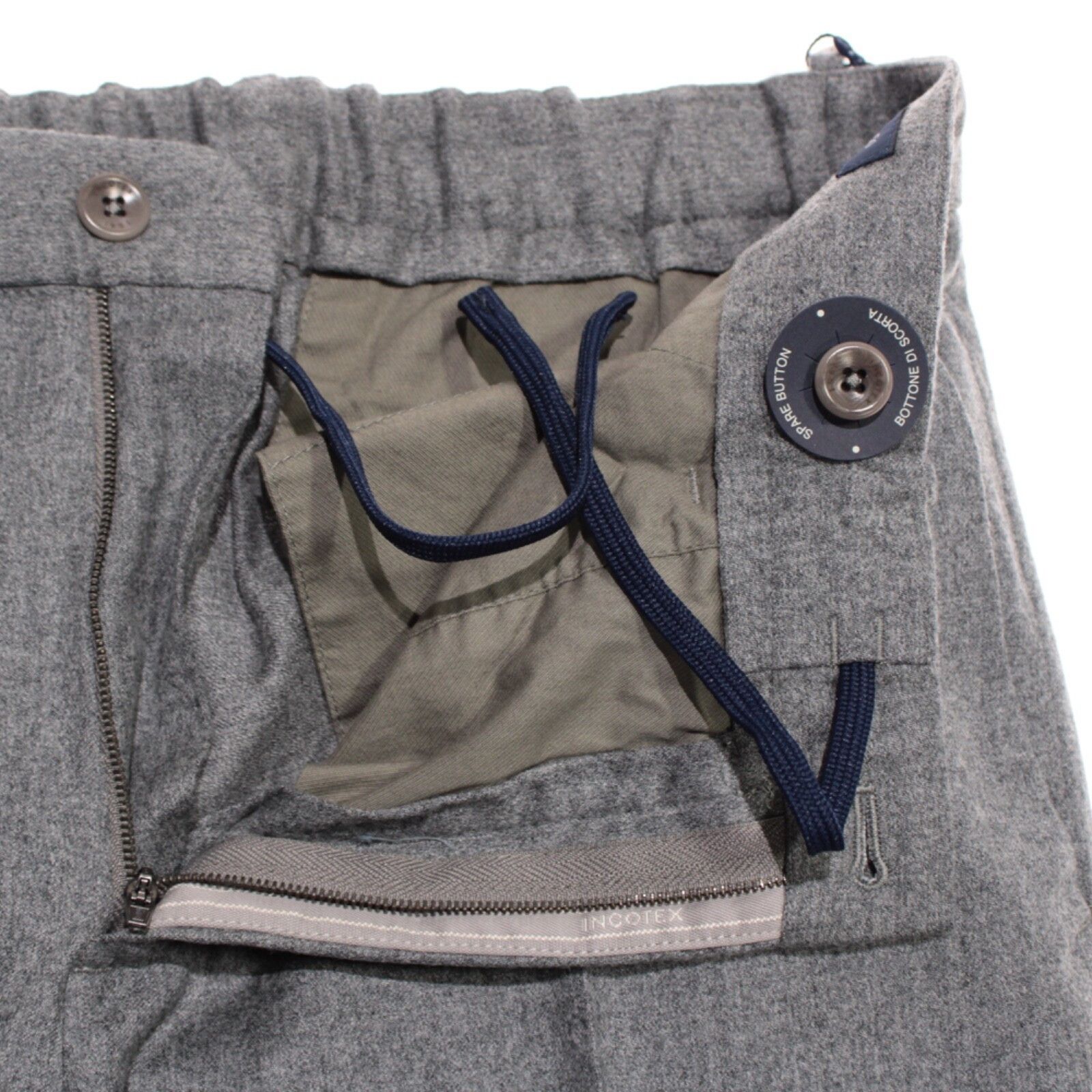 Incotex INCOTEX New with tags Dress Pants Size 34 US In Gray Size US 34 / EU 50 - 3 Thumbnail