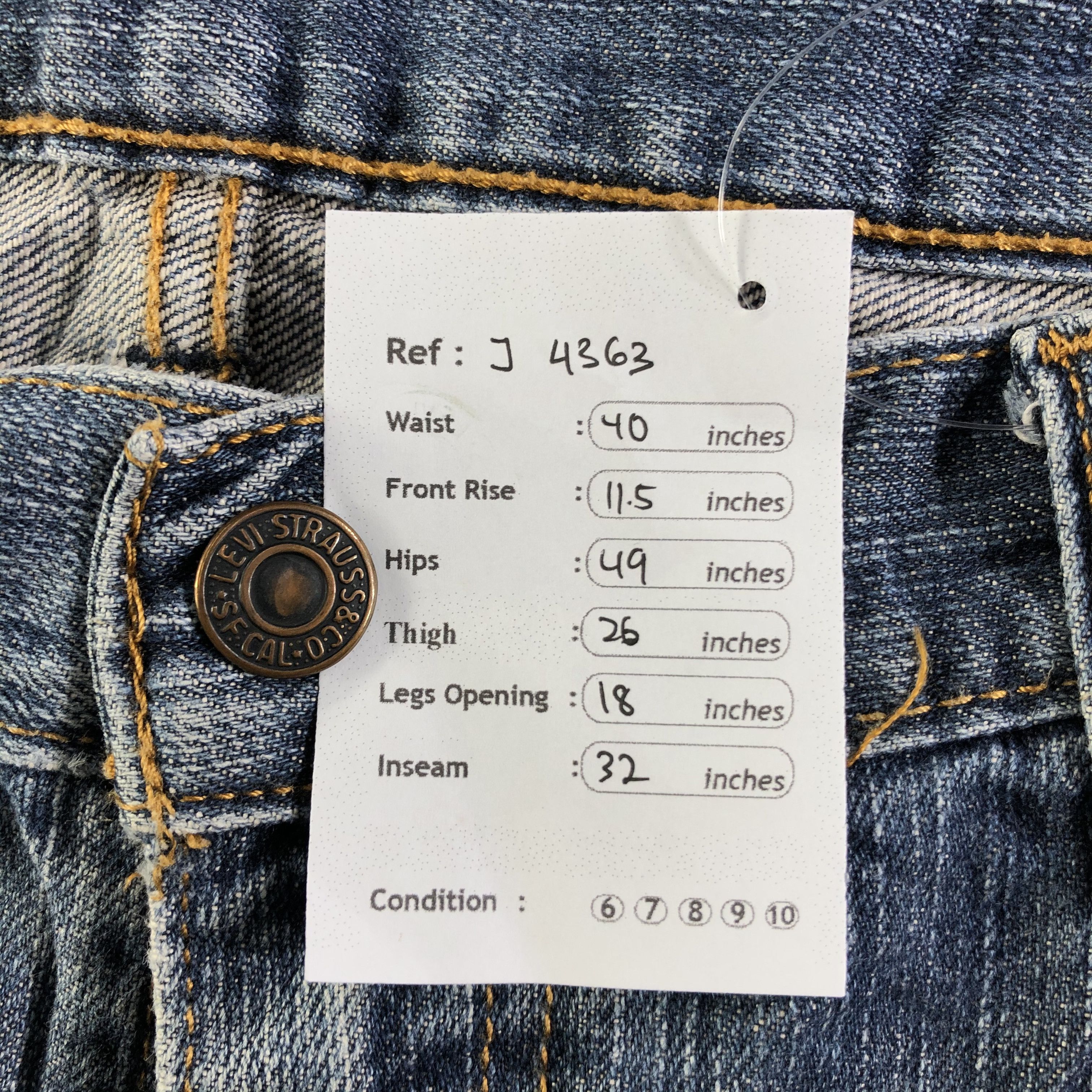 Levi's Vintage Levis 559 Jeans-J4363 Size US 40 / EU 56 - 14 Thumbnail
