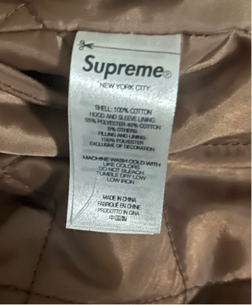Supreme Men's Supreme Twill Multi Pocket Hooded Jacket Size L Brown Size US L / EU 52-54 / 3 - 9 Thumbnail
