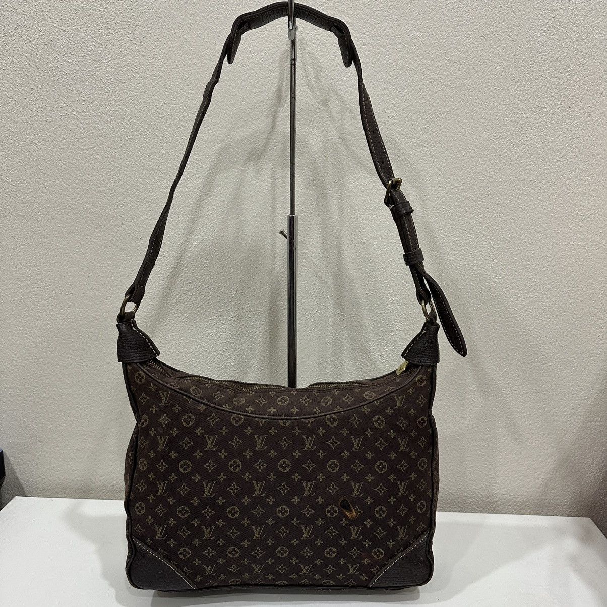 Louis Vuitton ‼️LASTDROP‼️ LOUIS VUITTON MINI LIN BOULOGNE SHOULDER HOBO BAG Size ONE SIZE - 3 Thumbnail