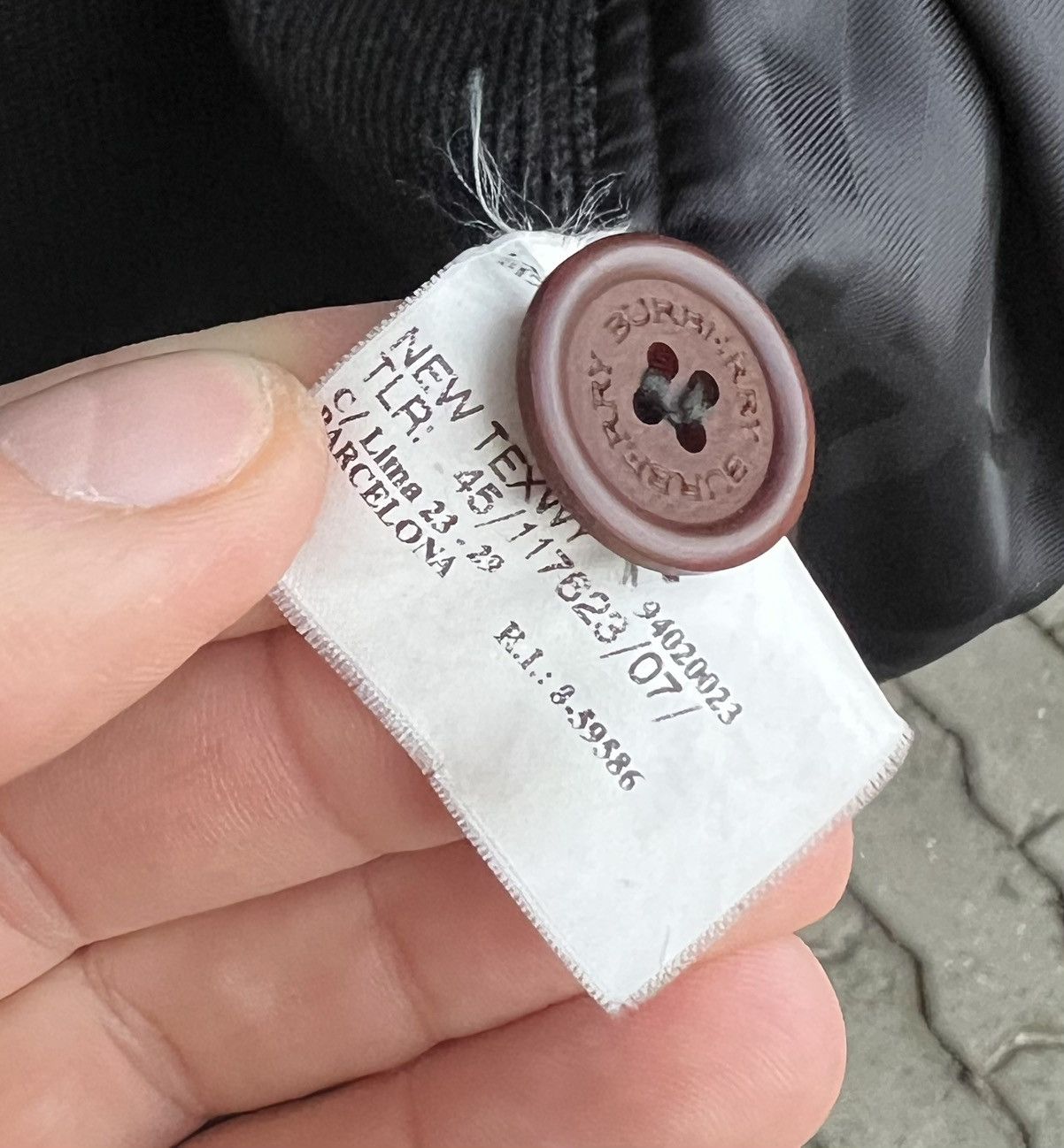 Burberry × Vintage Burberry Wool Gray Jacket Knit Sleeve Coat Size US L / EU 52-54 / 3 - 12 Thumbnail