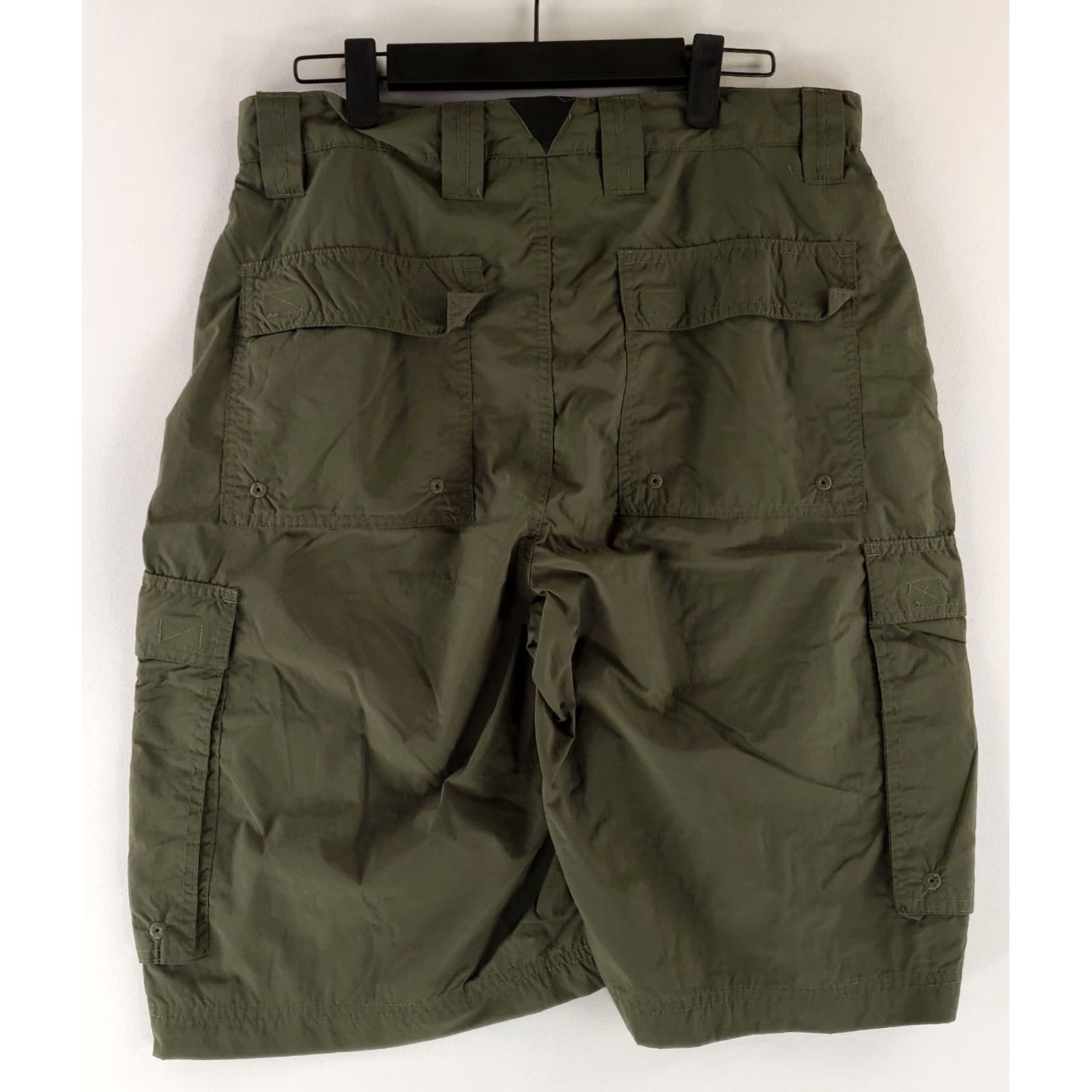 Vintage Boy Scouts of America Cargo Shorts Supplex Nylon Green Mens S Cargo Shorts 32 Actual Greens Mens Size US 29 - 5 Thumbnail