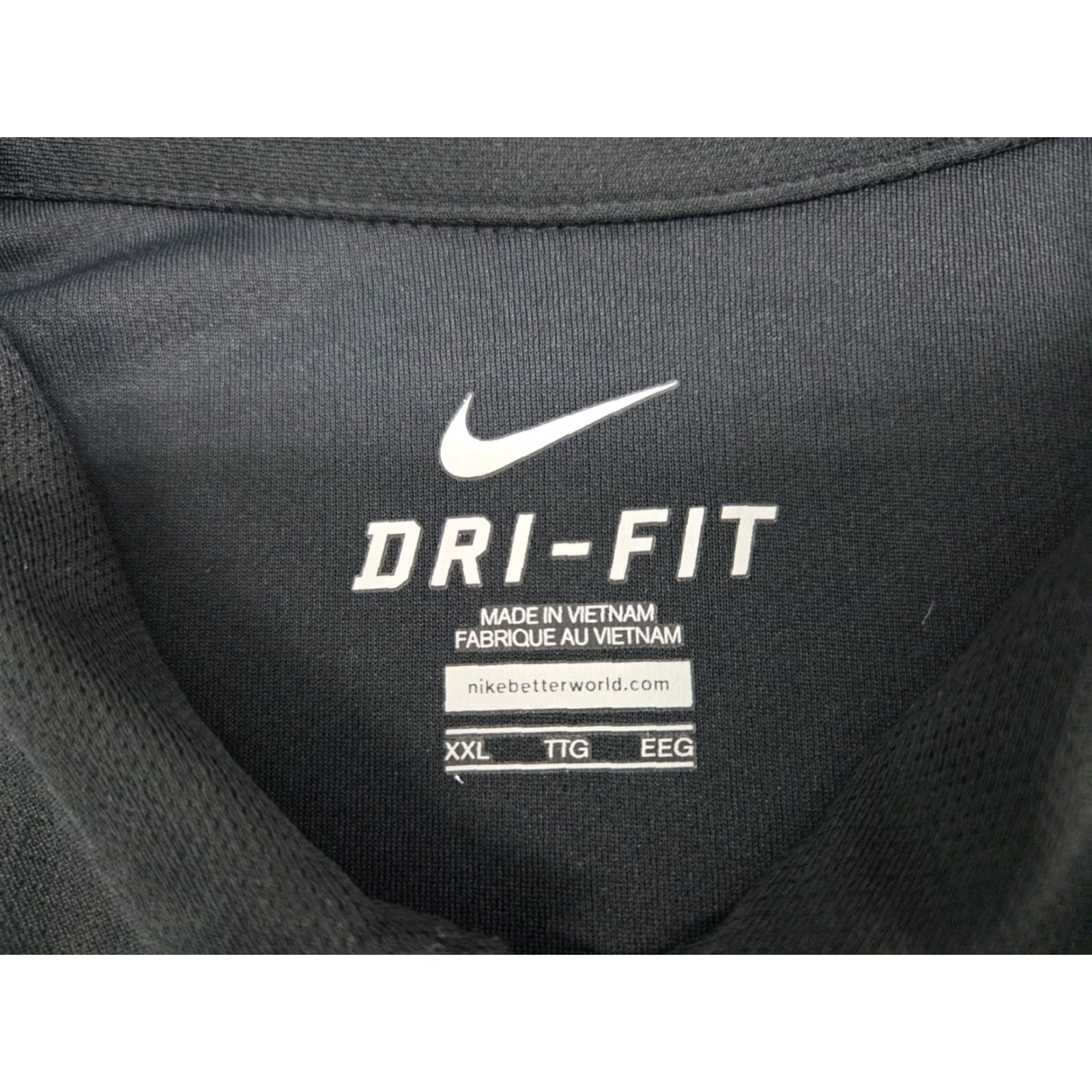 Nike Nike Dri-FIT Mens Short Sleeve Black Polo Shirt Embroidered Size 2XL Polo Casual Activewear Golf Tennis Walking 2XL Mens Nike Dri-FIT Size US XXL / EU 58 / 5 - 3 Thumbnail