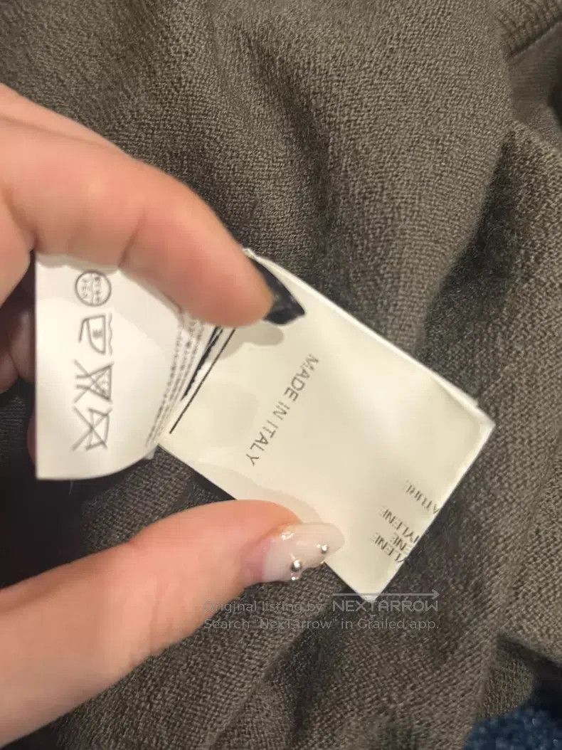 Rick Owens Rick Owens Deconstruction of high collar long sleeves Size S / US 4 / IT 40 - 6 Thumbnail