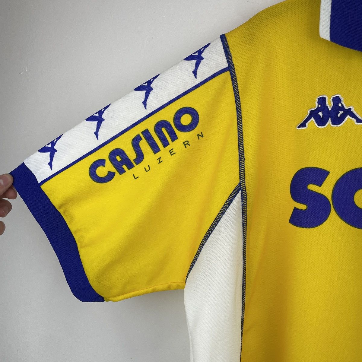 Kappa Vintage FC Luzern Kappa Melchior Arnold Away Jersey 2000/01 Size US L / EU 52-54 / 3 - 8 Thumbnail