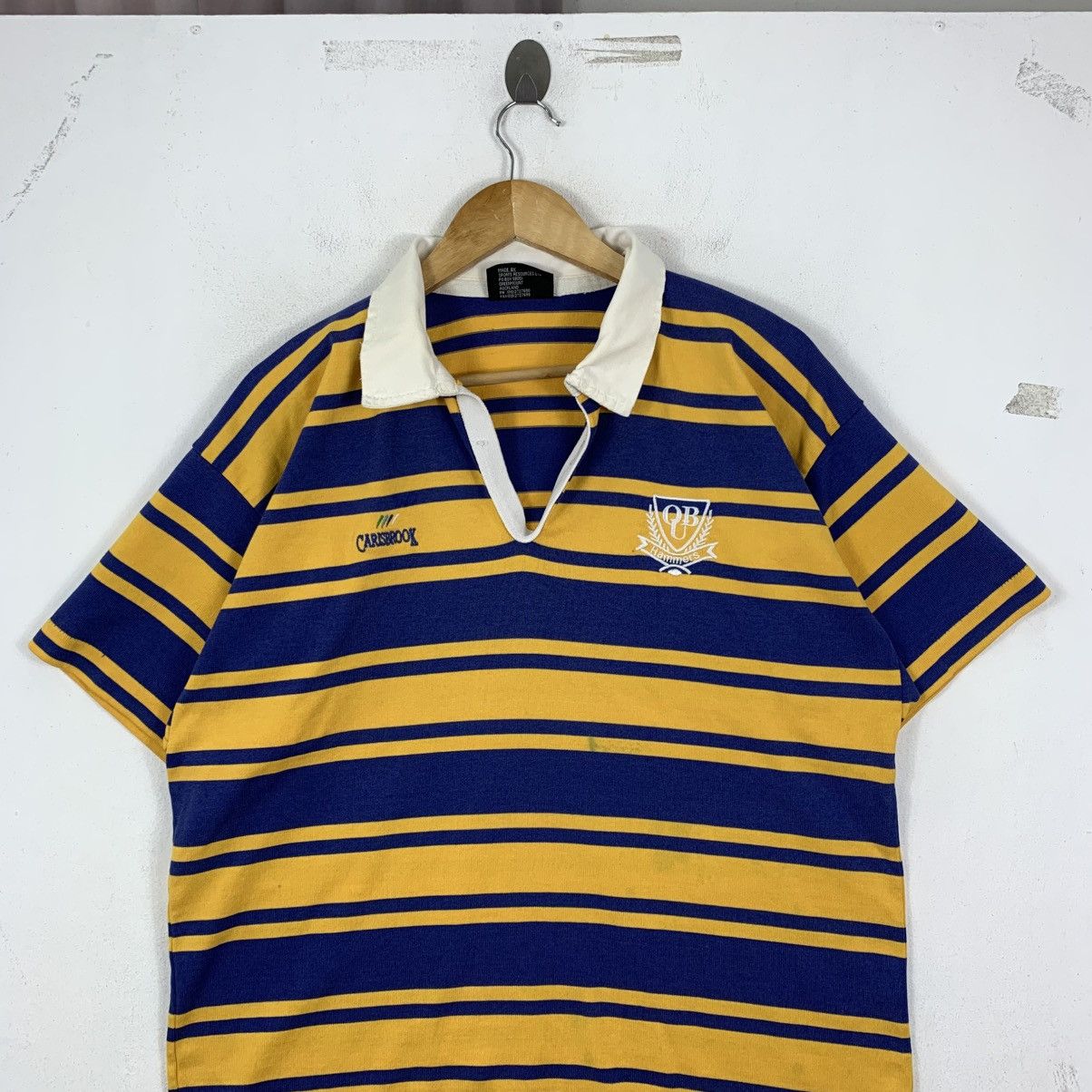 Vintage Vintage CARISBROOK Clothing New Zealand Rugby Hammers Tshirt Size US L / EU 52-54 / 3 - 3 Thumbnail