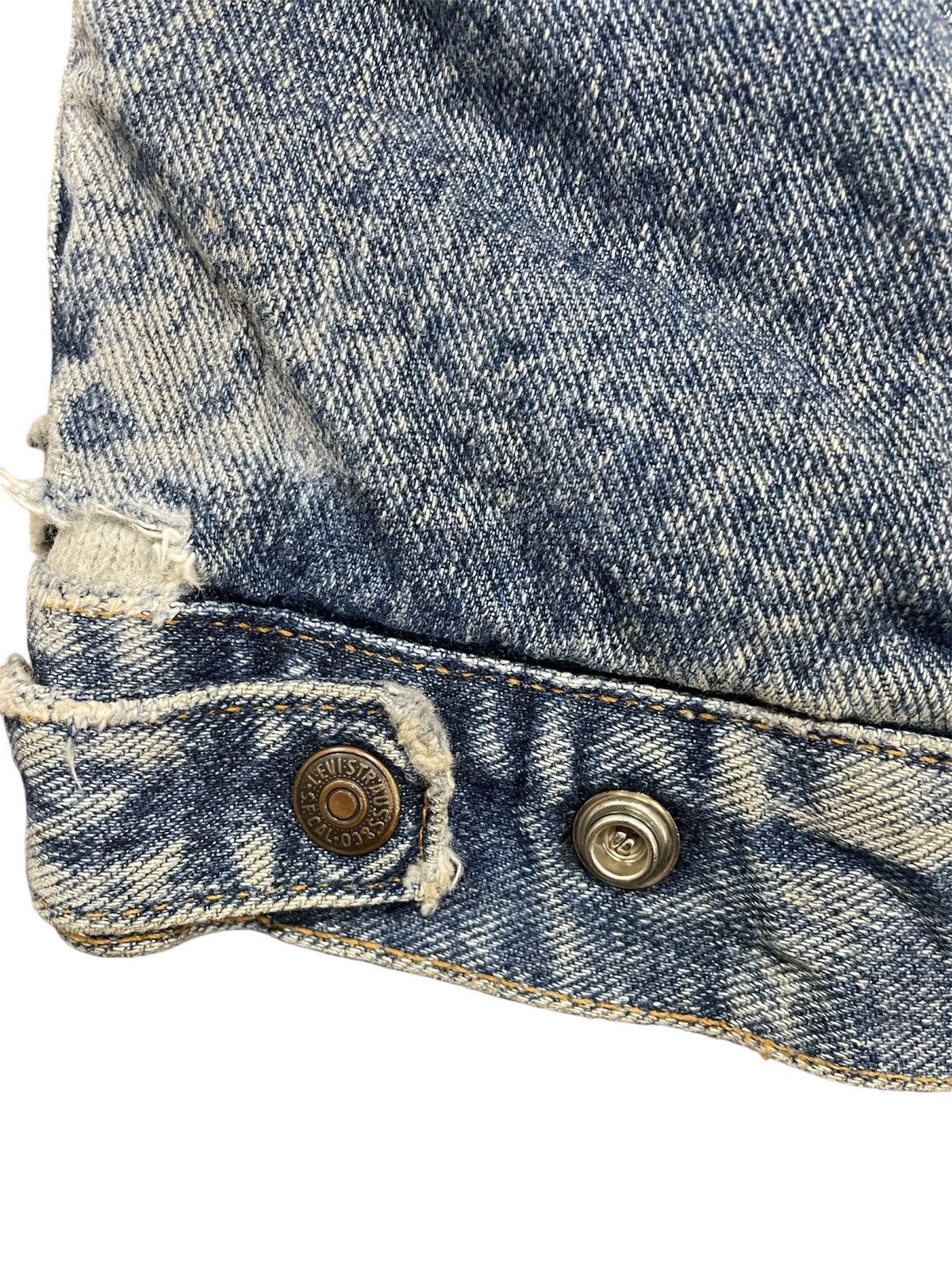 Levi's × Levi's Vintage Clothing × POST ARCHIVE FACTION (PAF) Vintage Levi’s Denim Sherpa Lined Trucker Jacket Size US L / EU 52-54 / 3 - 9 Thumbnail