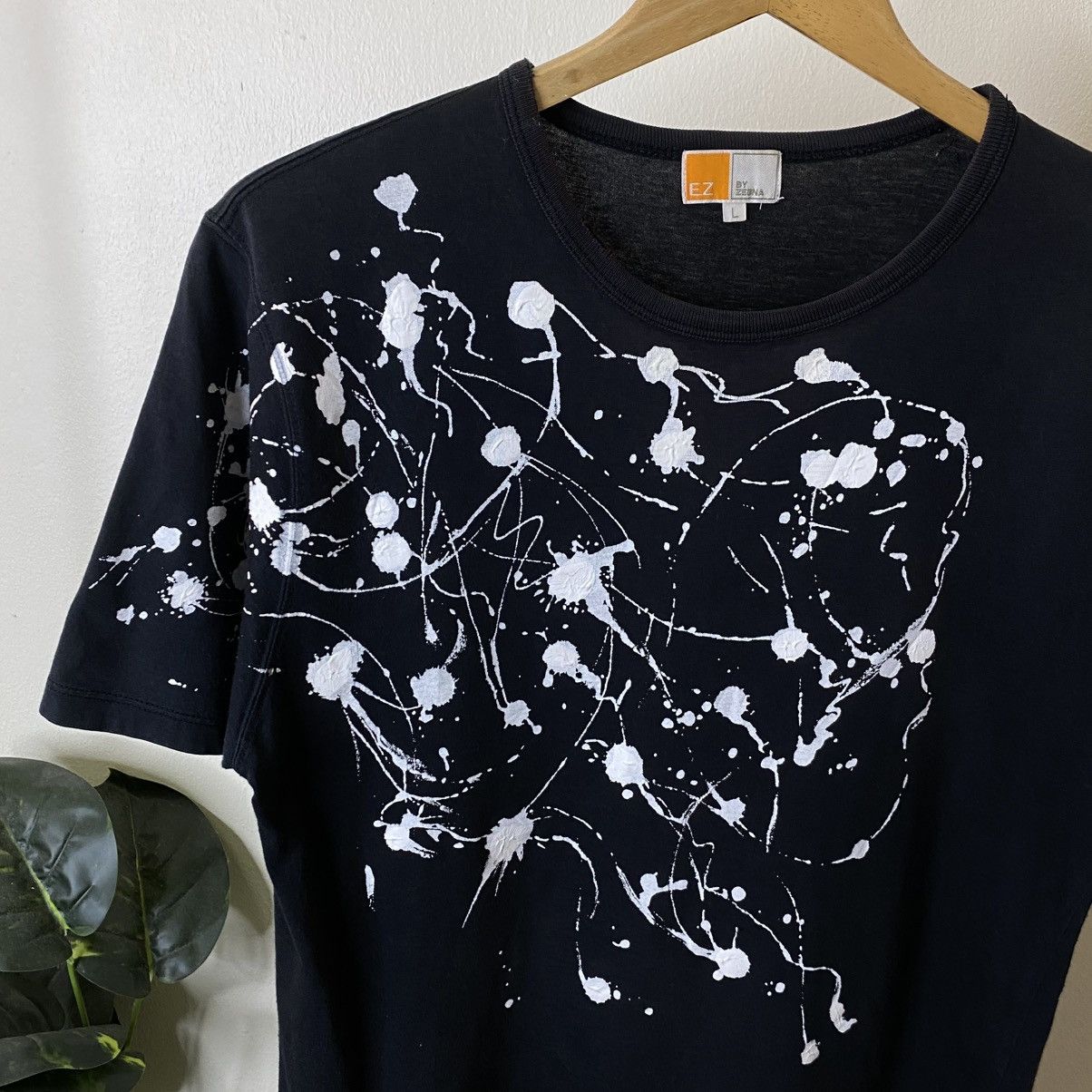 Ermenegildo Zegna E.Z by Zegna Paint Splattered T Shirt Size US S / EU 44-46 / 1 - 2 Thumbnail
