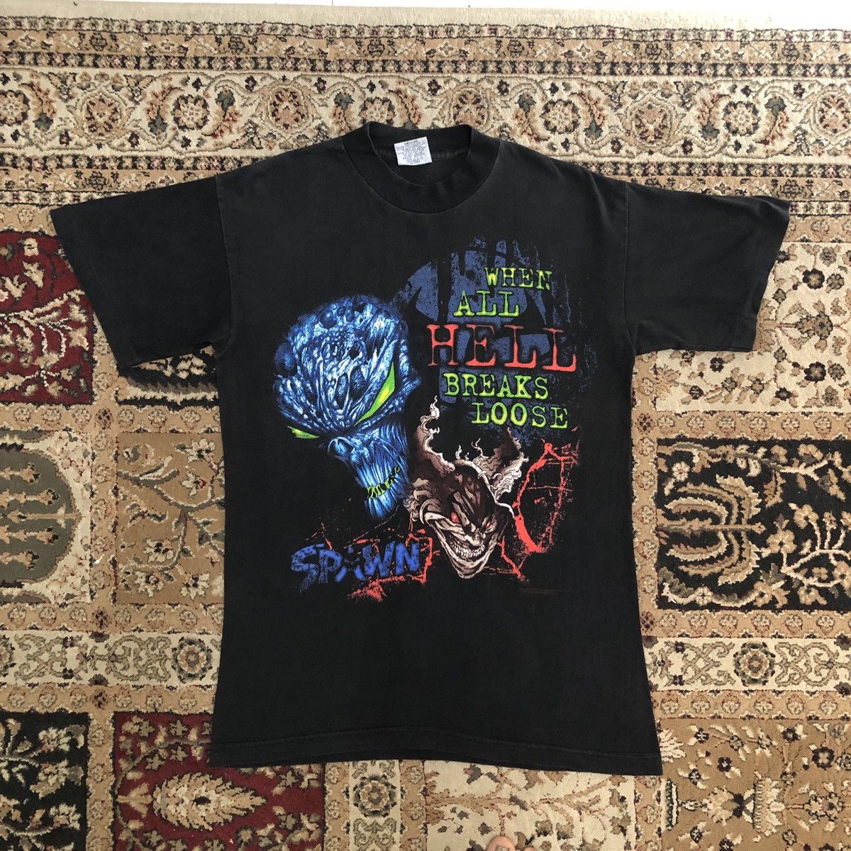 Vintage Vintage Spawn When All Hell Breaks Loose by Stanley Desantis Size US M / EU 48-50 / 2 - 3 Thumbnail