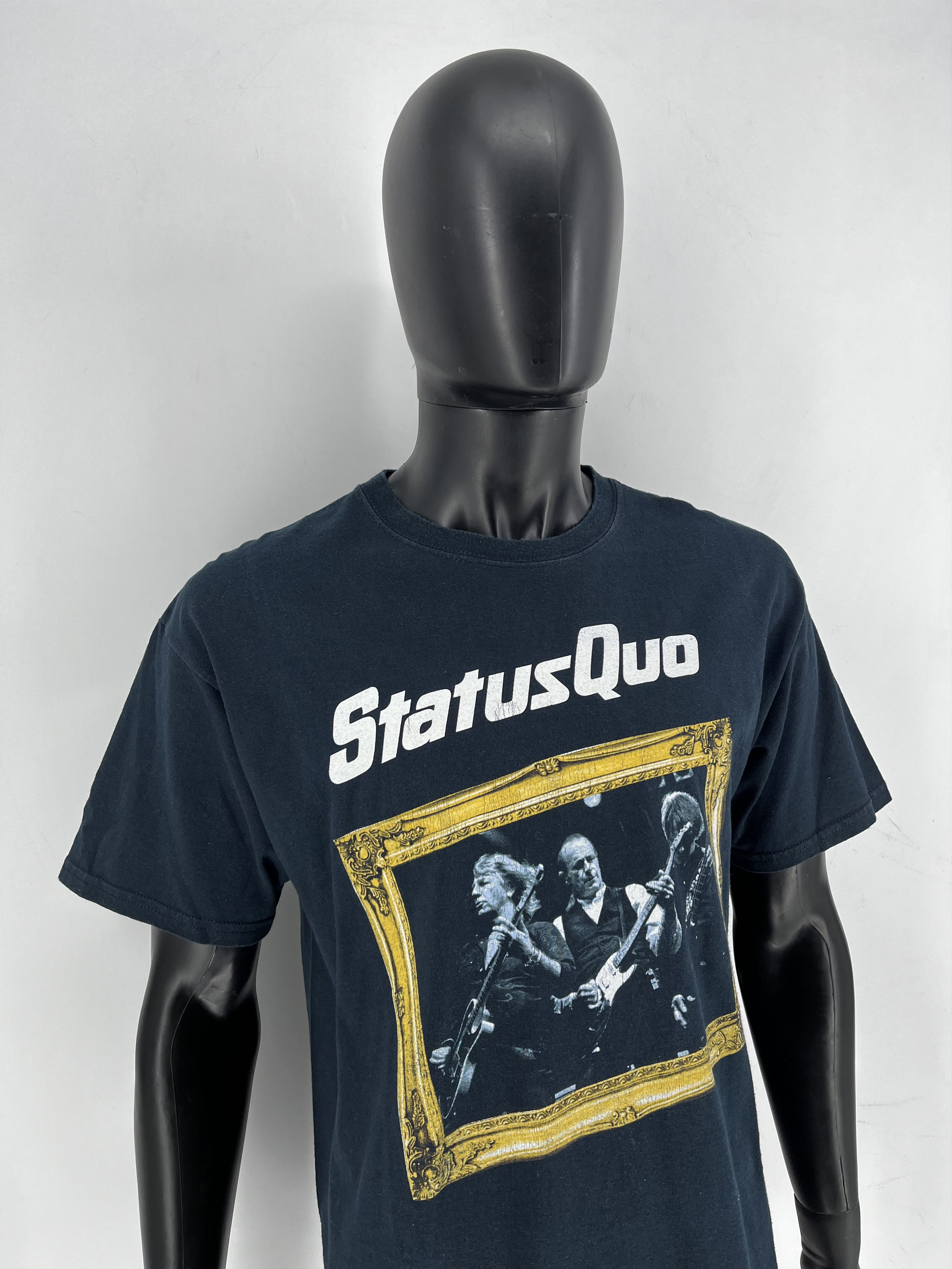 Band Tees Status Quo 2008 Vintage Tour Rock Band Tee Size L Size US L / EU 52-54 / 3 - 4 Thumbnail
