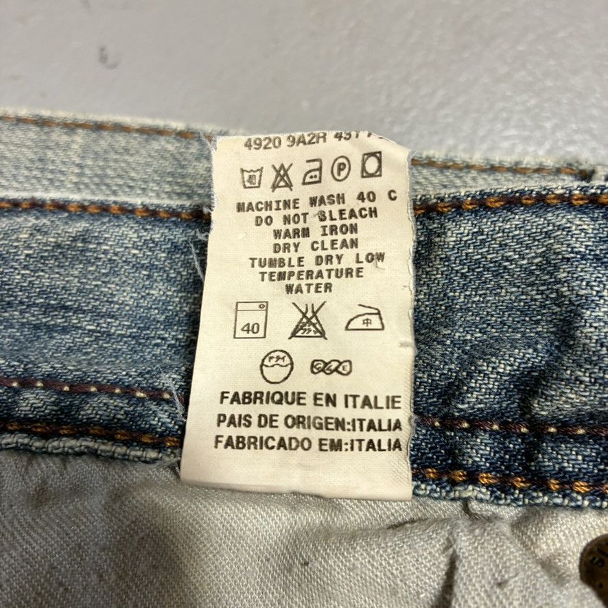 Energie Y2K Energie Distressed Slim Button-Fly Justin Jeans Italy Size US 33 - 11 Thumbnail