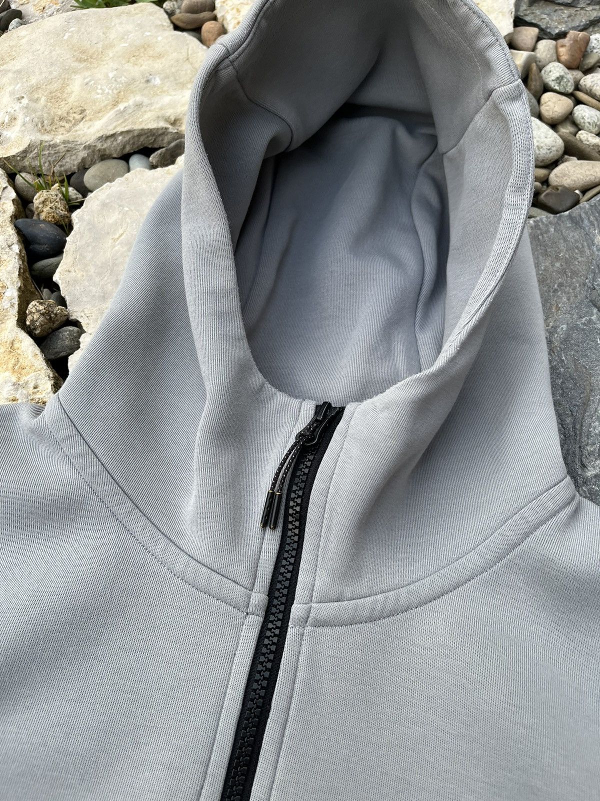 Nike rare Nike tech fleece light grey hype zip hoodie sweatshirt Size US M / EU 48-50 / 2 - 11 Thumbnail