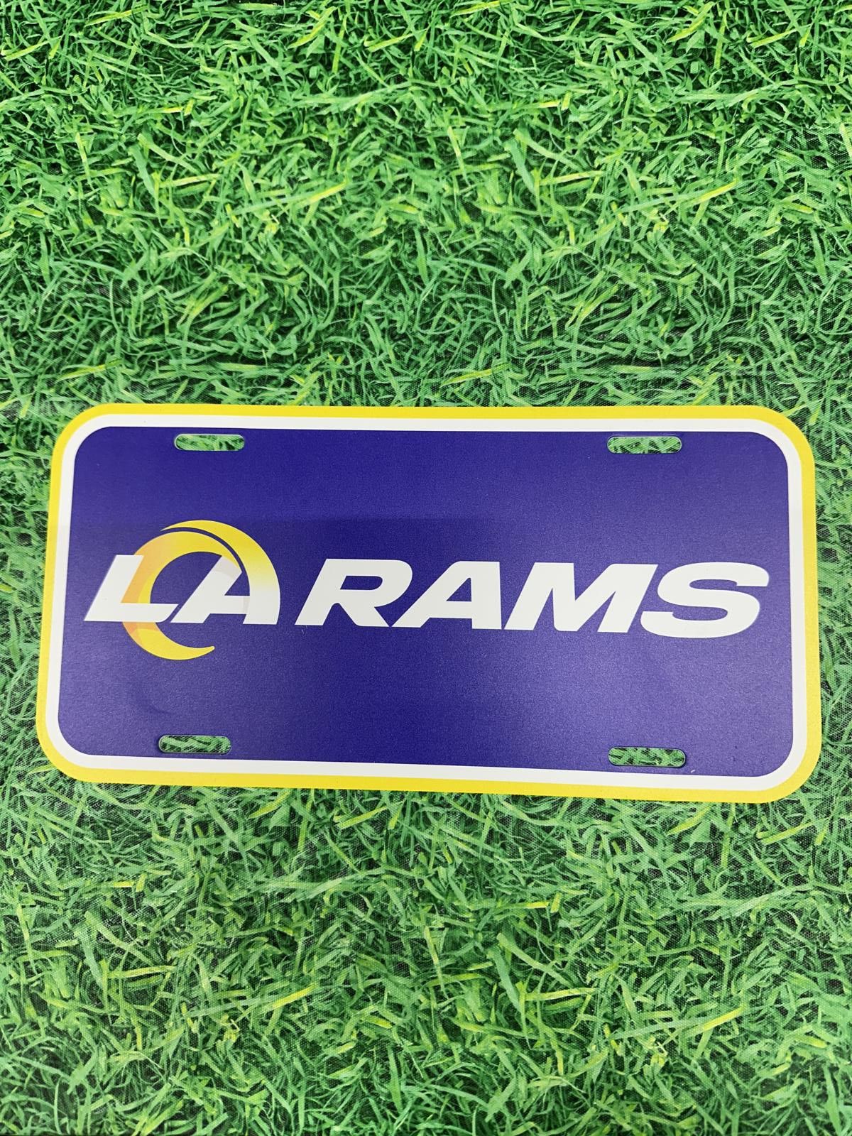 NFL Los Angeles Rams License Plate Plastic NFL NEW Size ONE SIZE - 1 Preview