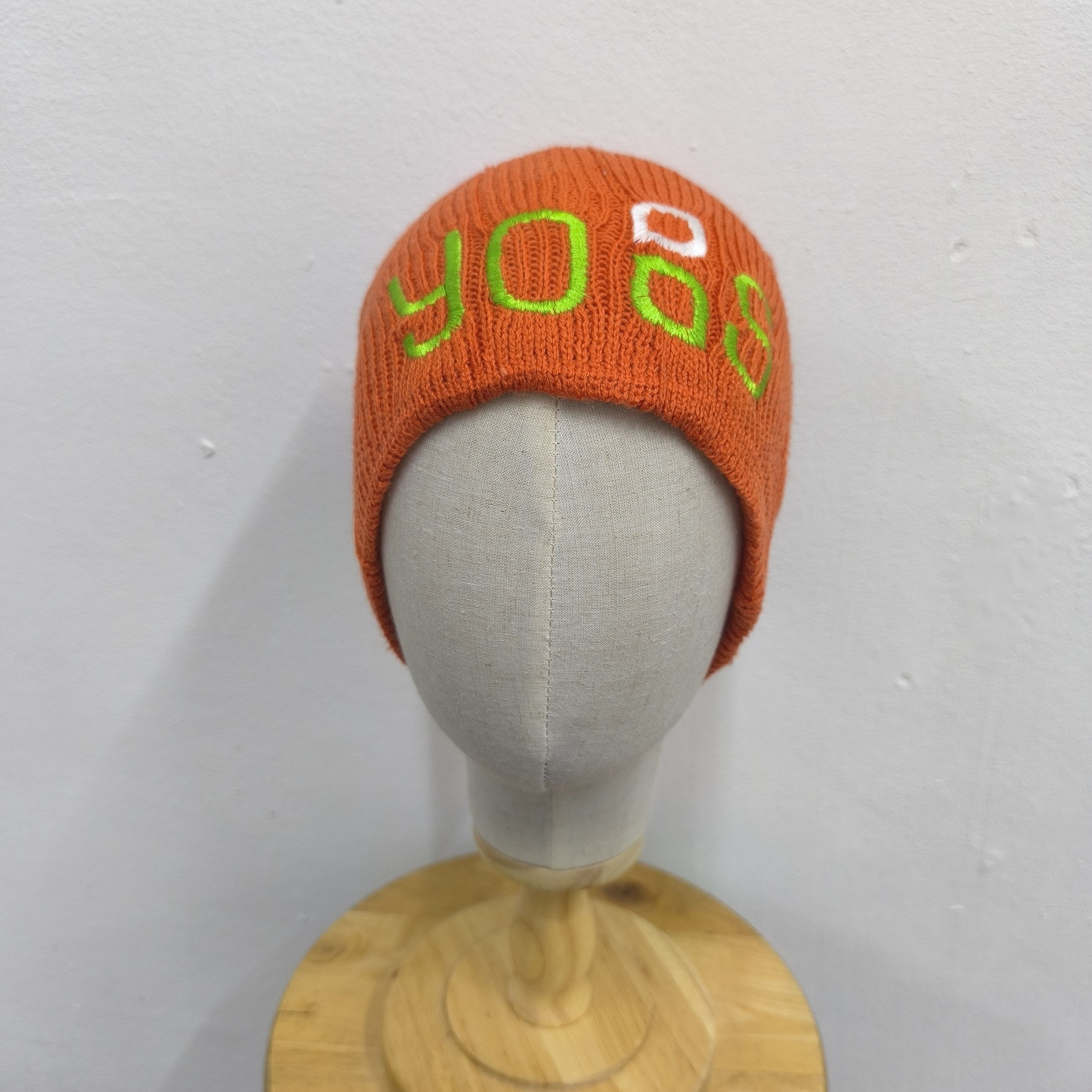 Japanese Brand 🌟Japanese brand yobs spellout pull on beanie hat Size ONE SIZE - 2 Thumbnail