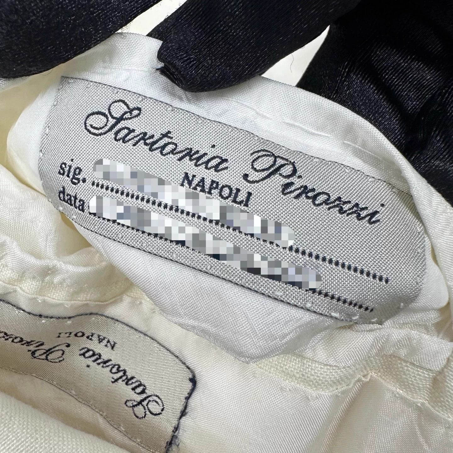 Other Sartoria Pirozzi Napoli Linen Blazer 48-50, Bespoke Size 48R - 6 Thumbnail