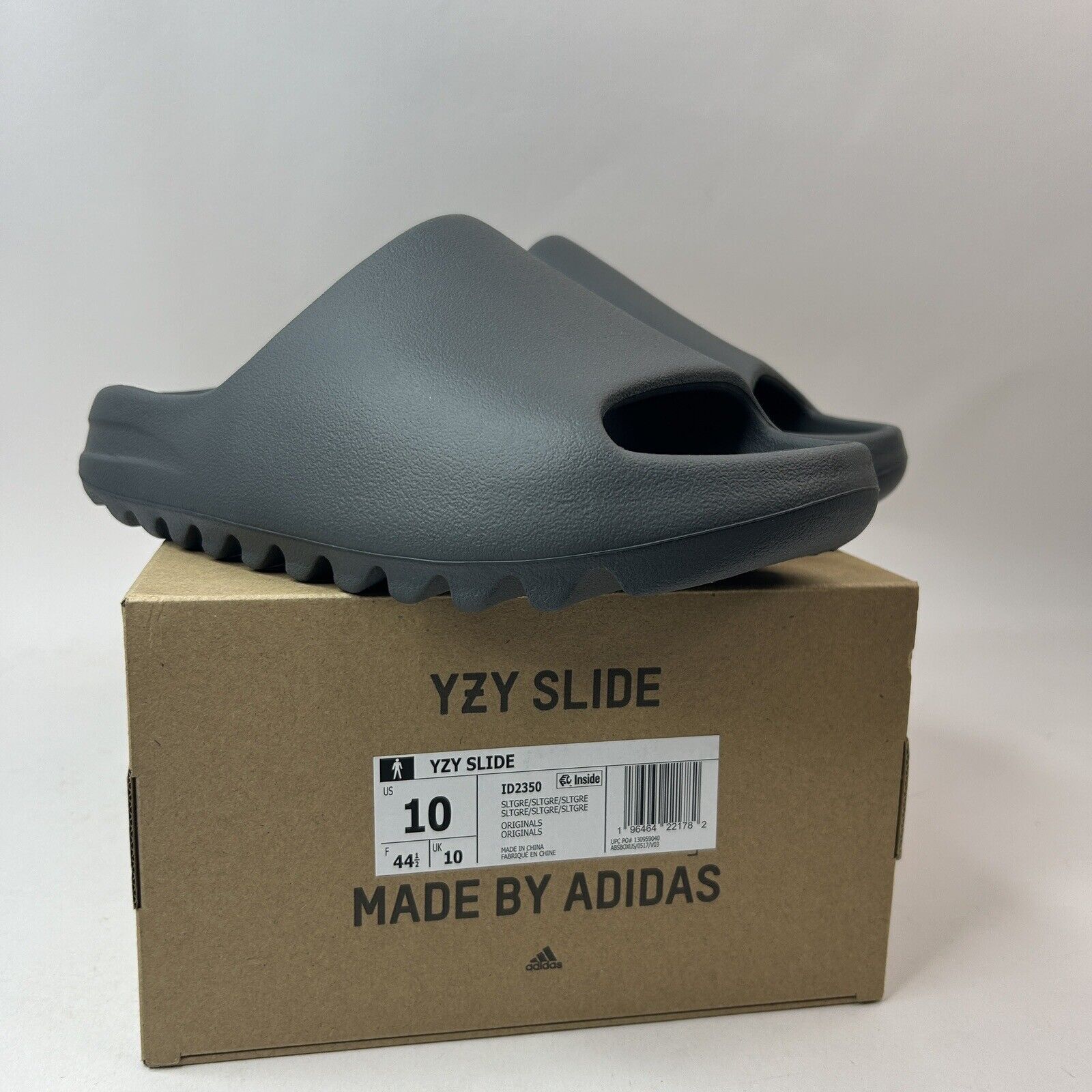 Adidas adidas Yeezy Slide “Slate Grey” 2023 Size US 10 / EU 43 - 1 Thumbnail