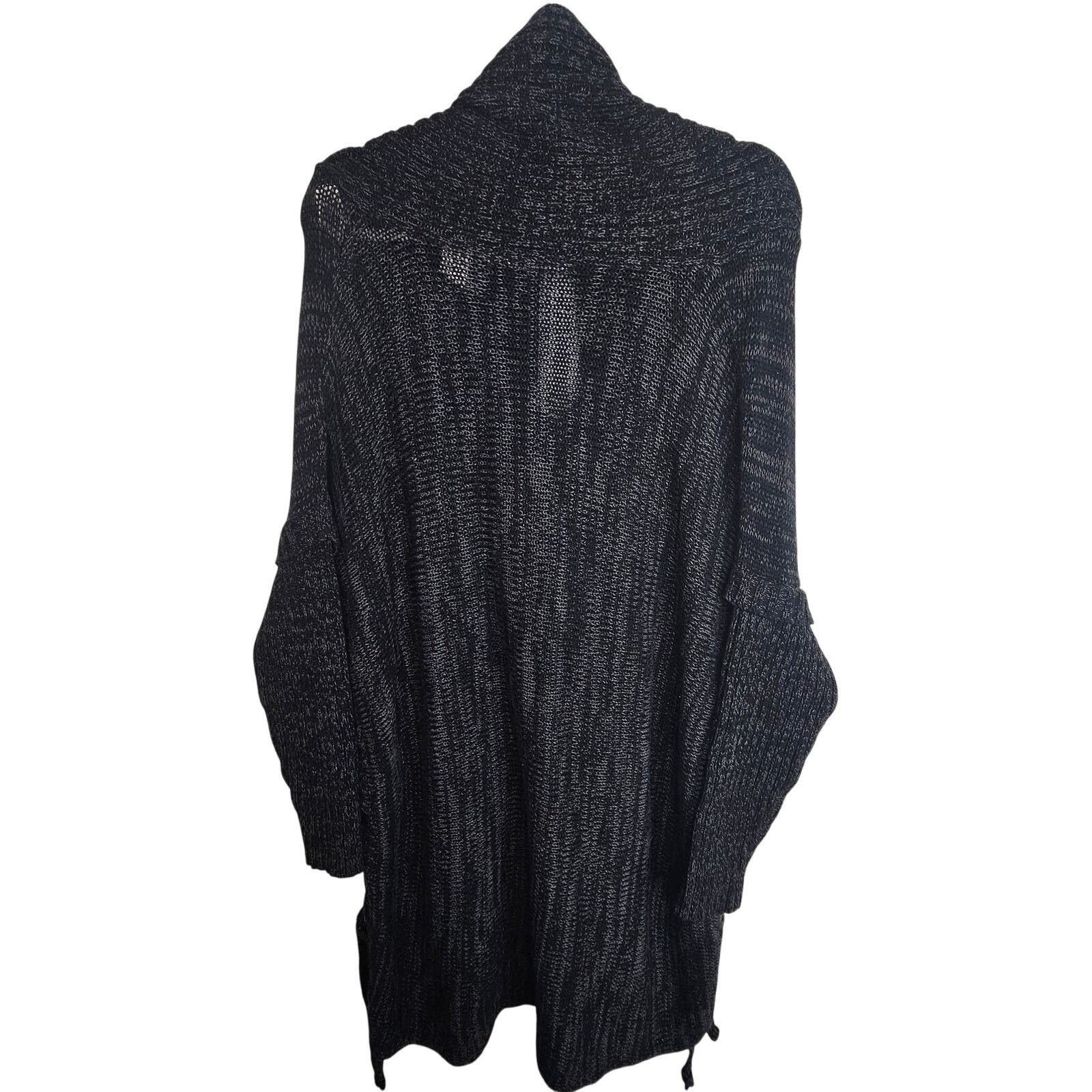 Soft Surroundings Soft Surroundings Women Cowl Neck Sweater Lace Up Sides L/XL Size L / US 10 / IT 46 - 9 Thumbnail