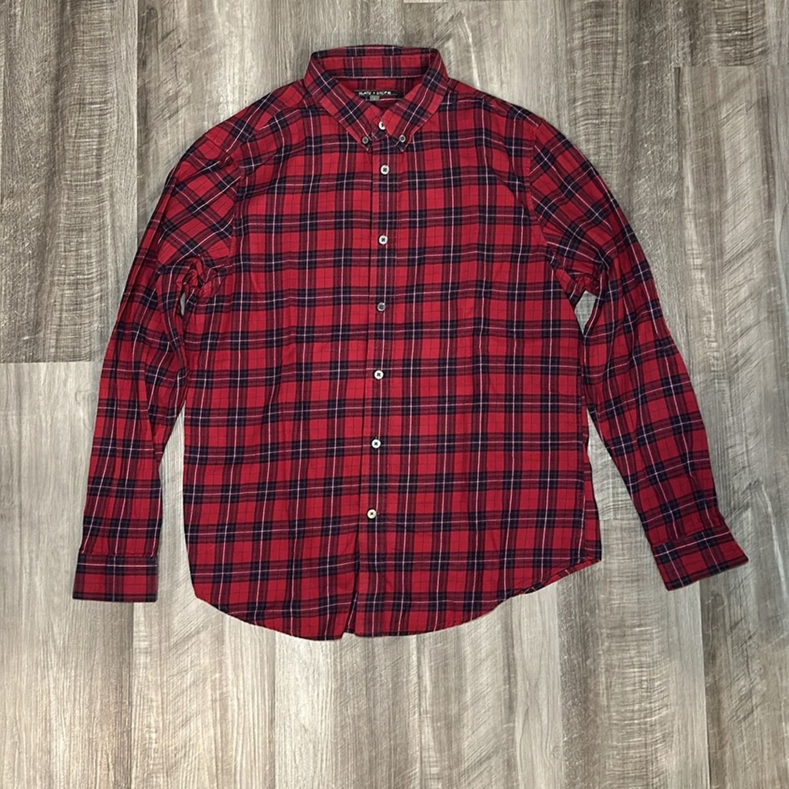 Slate & Stone Slate & Stone Flannel Long Sleeve Button Down - Large Size US L / EU 52-54 / 3 - 2 Thumbnail
