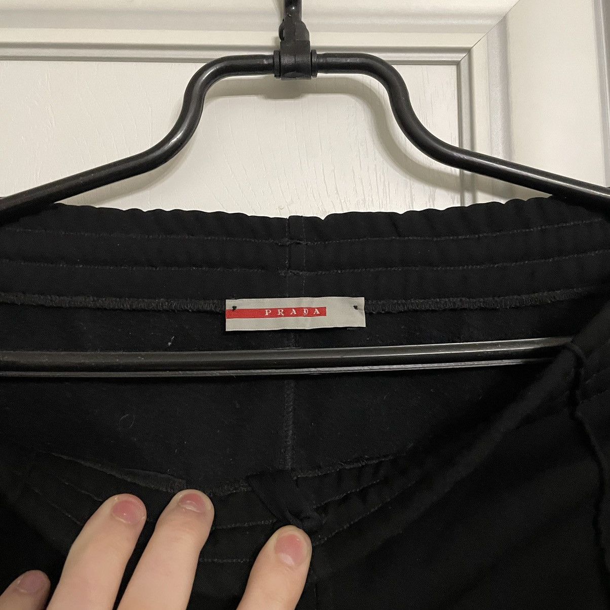 Prada × Vintage Vintage Prada Nylons Red Tab Pants 90s Size 30" / US 8 / IT 44 - 8 Thumbnail