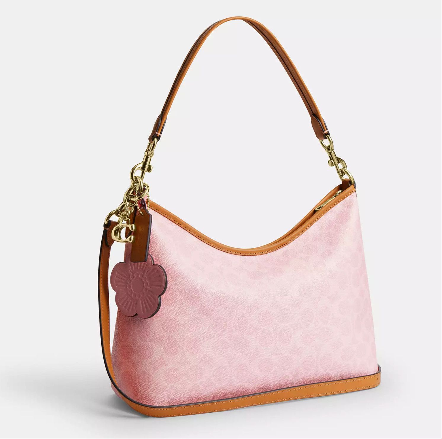 Coach Laurel Shoulder Bag In Signature Canvas With Charms CEL12 Size ONE SIZE - 16 Thumbnail