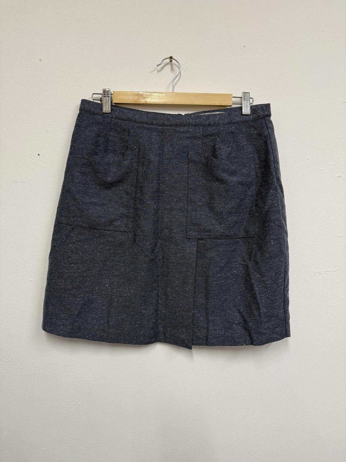 Other Oliver Bonas Dark Blue Pocket Detail Mini Skirt Size 30" / US 8 / IT 44 - 1 Thumbnail