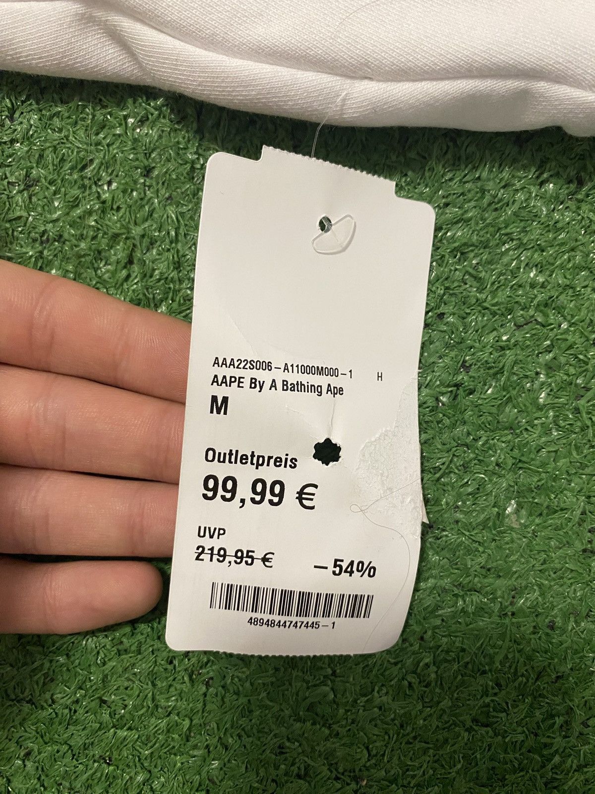 Aape White AAPE By A Bathing Ape Hoodie. Size M. Size US M / EU 48-50 / 2 - 12 Thumbnail