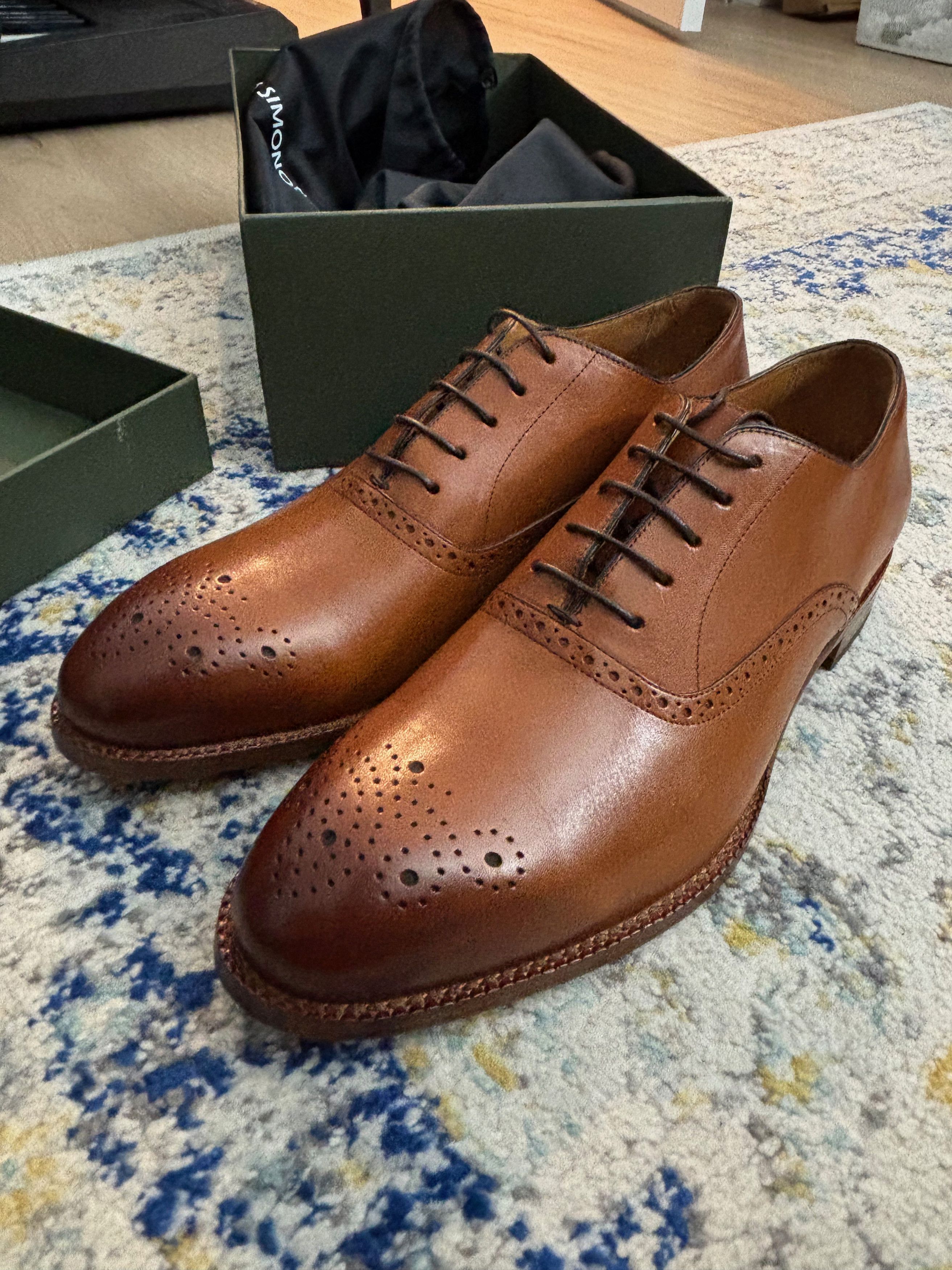 Beckett Simonon Brent Oxfords – Tan Size US 10.5 / EU 43-44 - 6 Thumbnail
