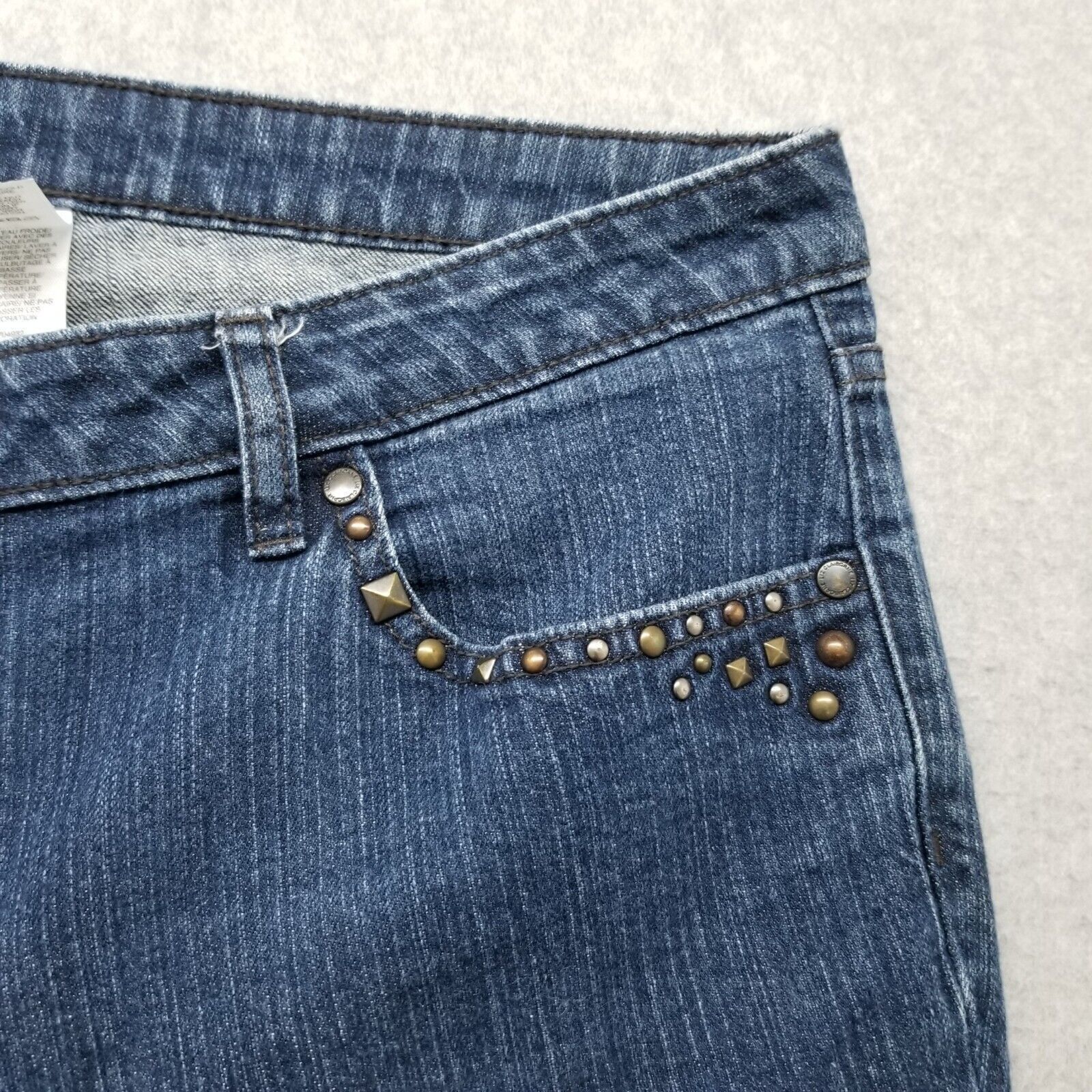 Other Liz Claiborne Jeans Womens 16 Denim Flared 38x31 Stretch Size 38" / US 16 / IT 52 - 6 Thumbnail