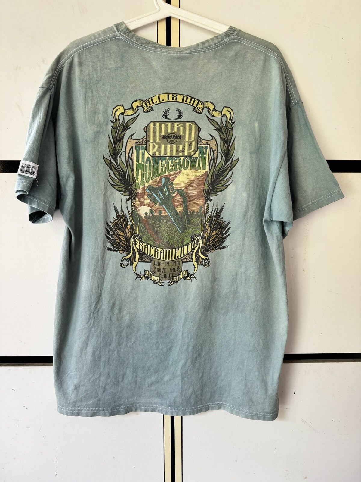 Hard Rock Cafe Y2K HARD ROCK CAFE SACRAMENTO TIE DYE T SHIRT Size US L / EU 52-54 / 3 - 1 Thumbnail