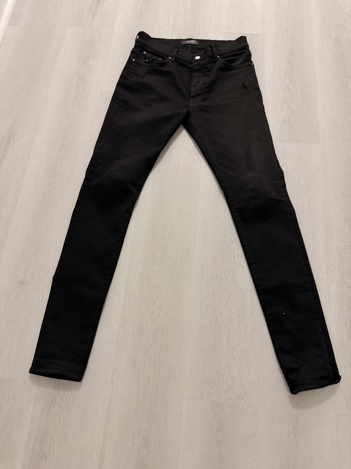 Amiri Amiri black denim jeans Size 34 Authentic Size US 34 / EU 50 - 1 Thumbnail