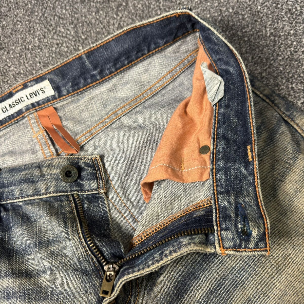 If Six Was Nine Vintage Flared Levis 507 Dirty Rusty Distressed Denim W33 Size US 33 - 14 Thumbnail