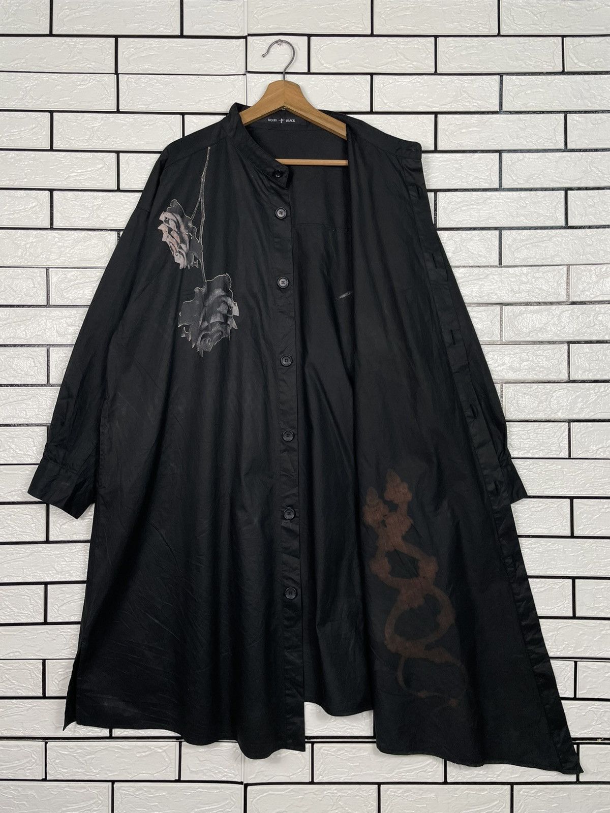 Japanese Brand Japanese Brand No ID Black Sukajan Overcoat Size US M / EU 48-50 / 2 - 10 Thumbnail