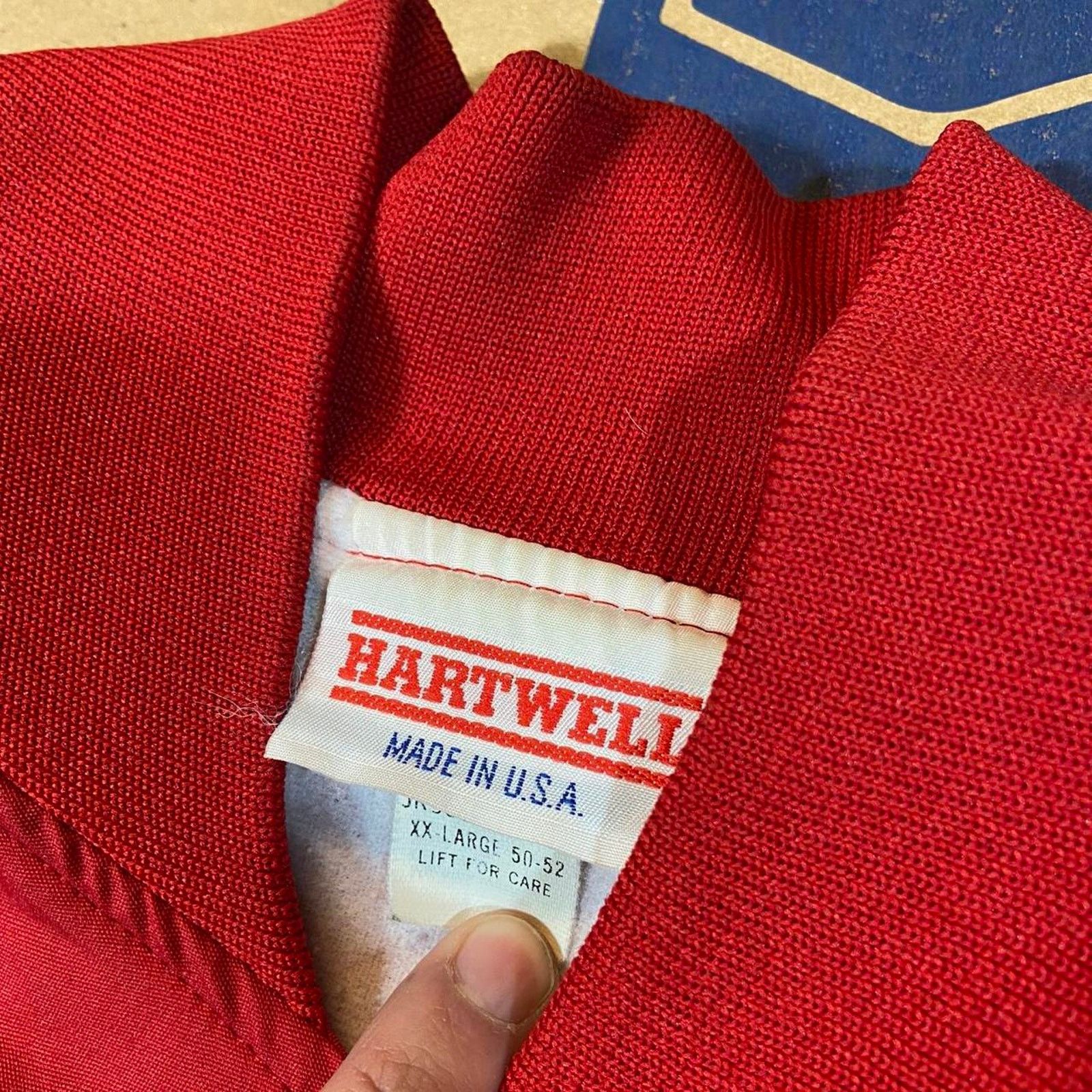 Hanes 80s hartwell red jacket Size US XXL / EU 58 / 5 - 3 Thumbnail