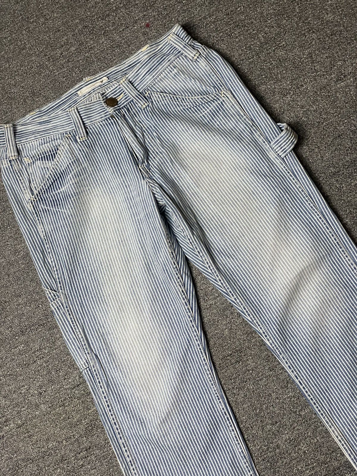 Japanese Brand × Vintage Earth Music & Ecology Striped Jeans (92) Size US 29 - 4 Thumbnail