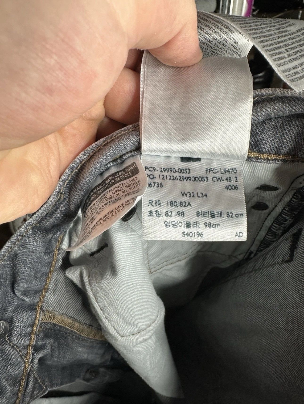 Levi's Levi’s 504 Jeans W32 L34 Mid Rise Denim Pants Casual Wear Size US 32 / EU 48 - 6 Thumbnail
