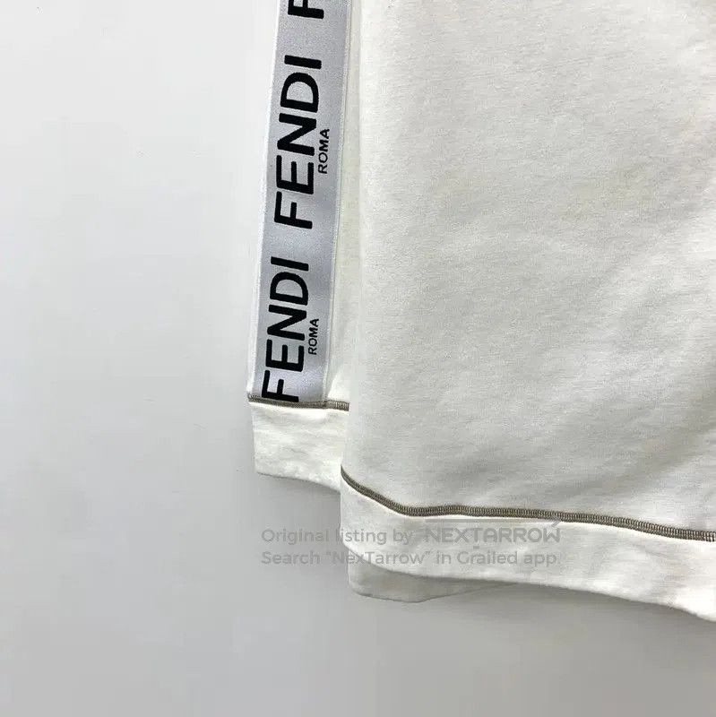 Fendi Fendi White Cotton Women's Jacket for XS Size . Size XS / US 0-2 / IT 36-38 - 2 Thumbnail