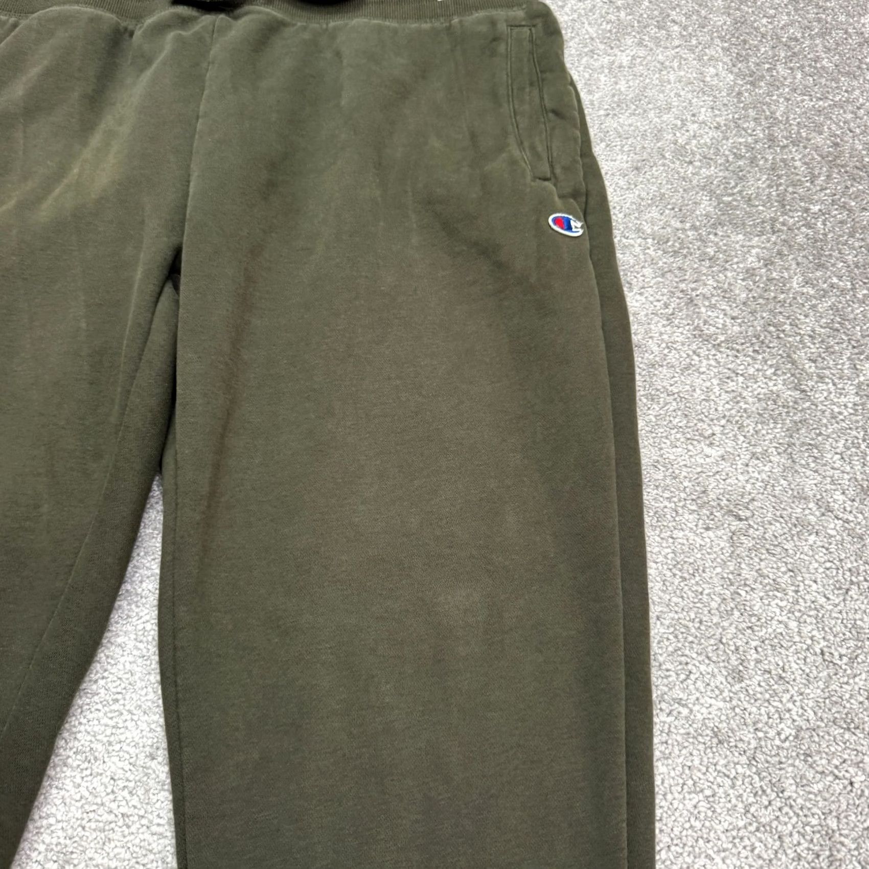 Champion Champion Jogger Sweatpants Mens XL Olive Green Fleece Elastic Waist Activewear Size US 36 / EU 52 - 5 Thumbnail
