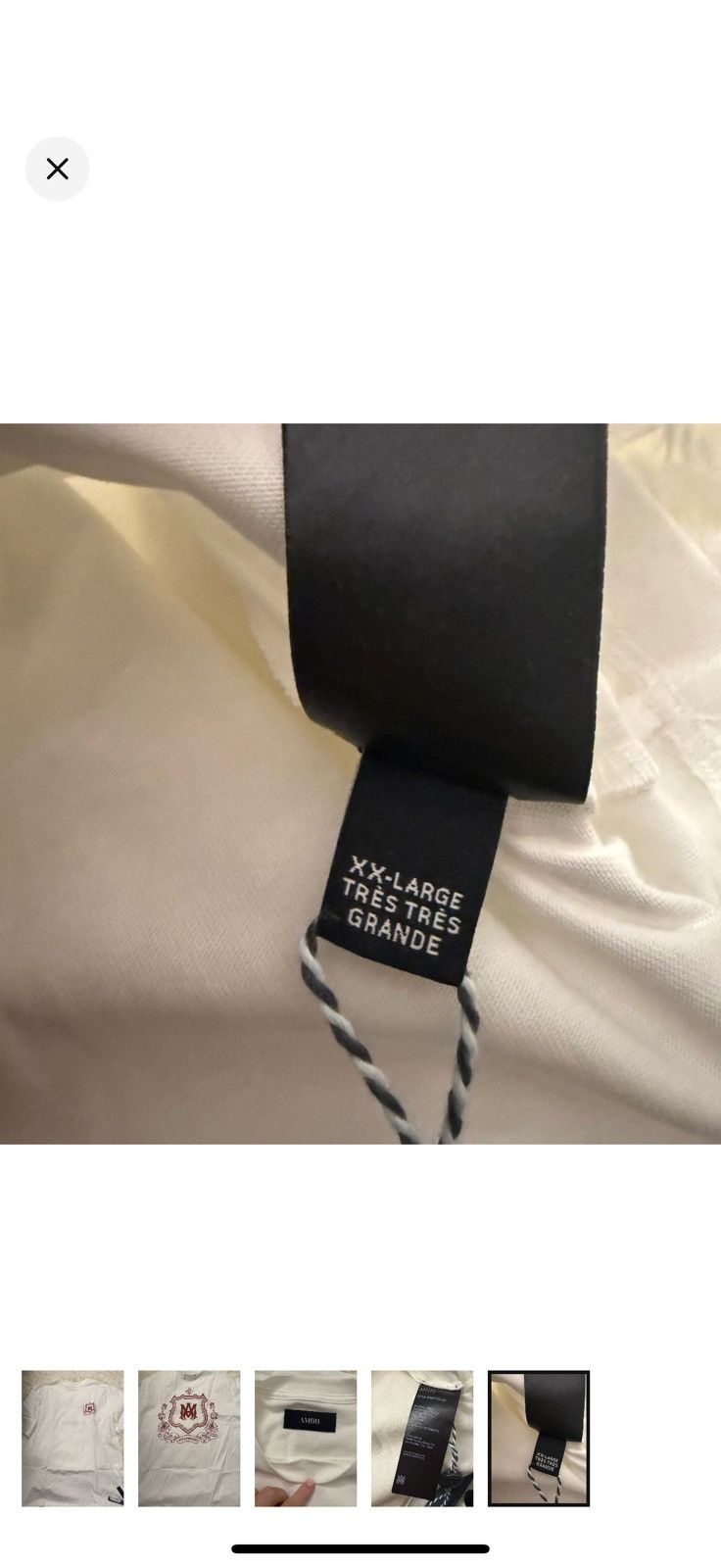 Amiri Red and white amiri tee Size US XXL / EU 58 / 5 - 5 Thumbnail