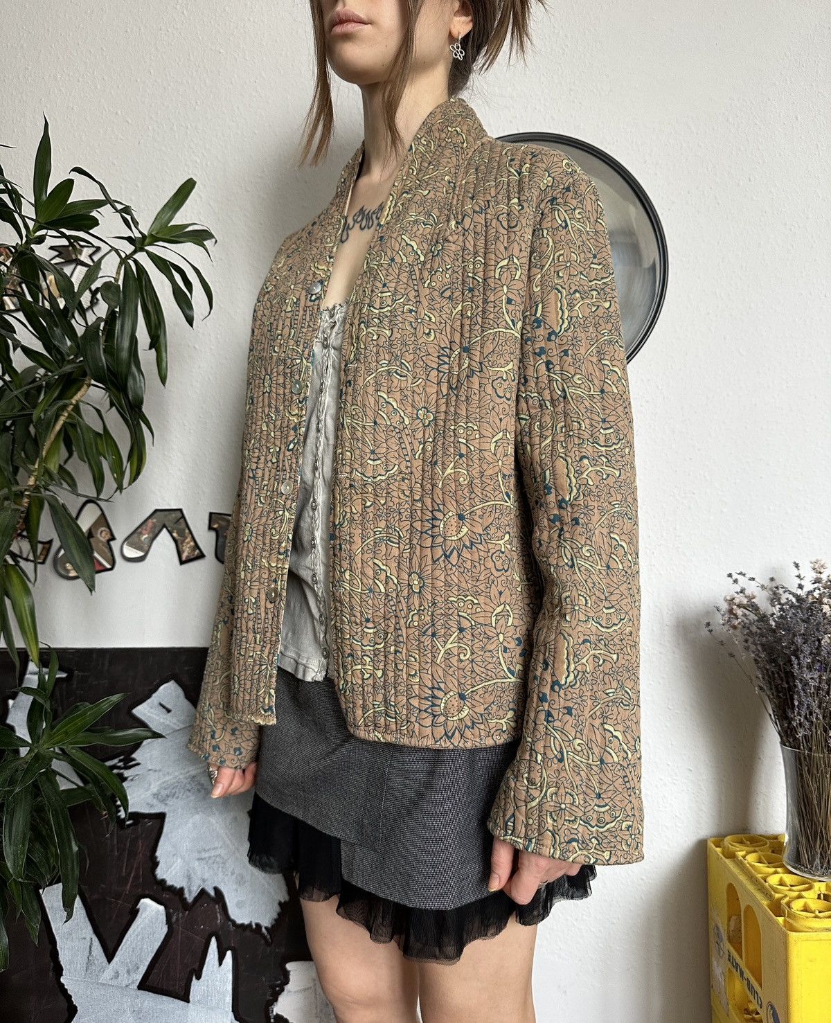 Japanese Brand × Seditionaries Reversible Quilted Asian Style 2 Side Floral Jacket Size ONE SIZE - 8 Thumbnail