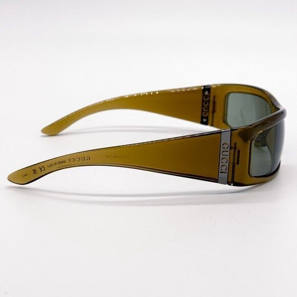 Gucci NEW GUCCI SUNGLASSES GG1492S 003 BROWN/GREEN UNISEX EYEWEAR Size ONE SIZE - 5 Thumbnail