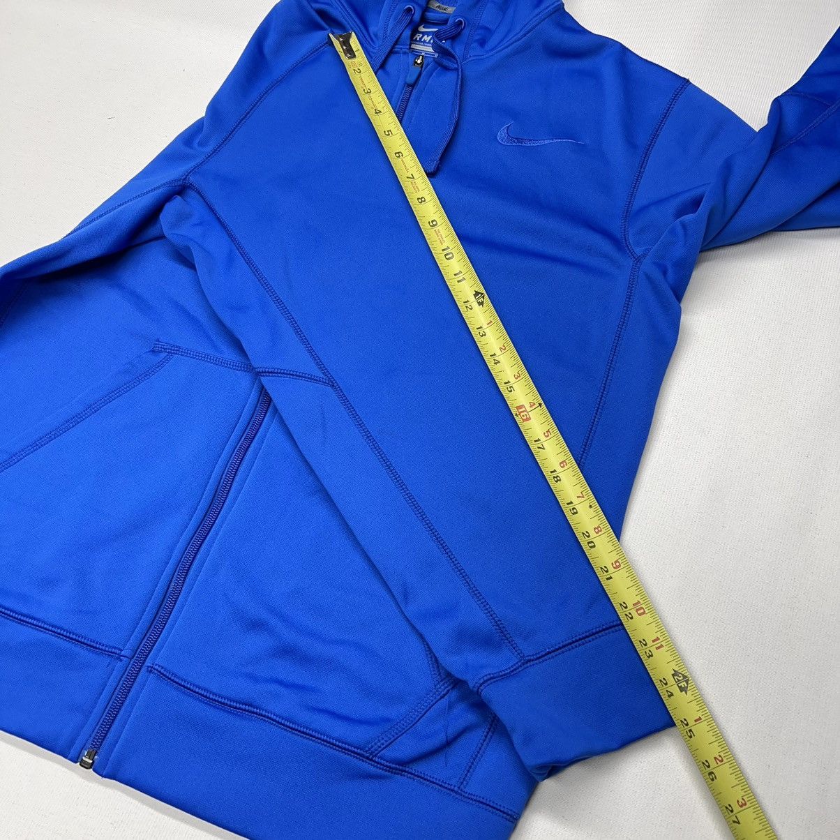 Nike Nike Therma Fit Hoodie Blue Full Zip Sweatshirt Fleece Logo Size US M / EU 48-50 / 2 - 19 Thumbnail