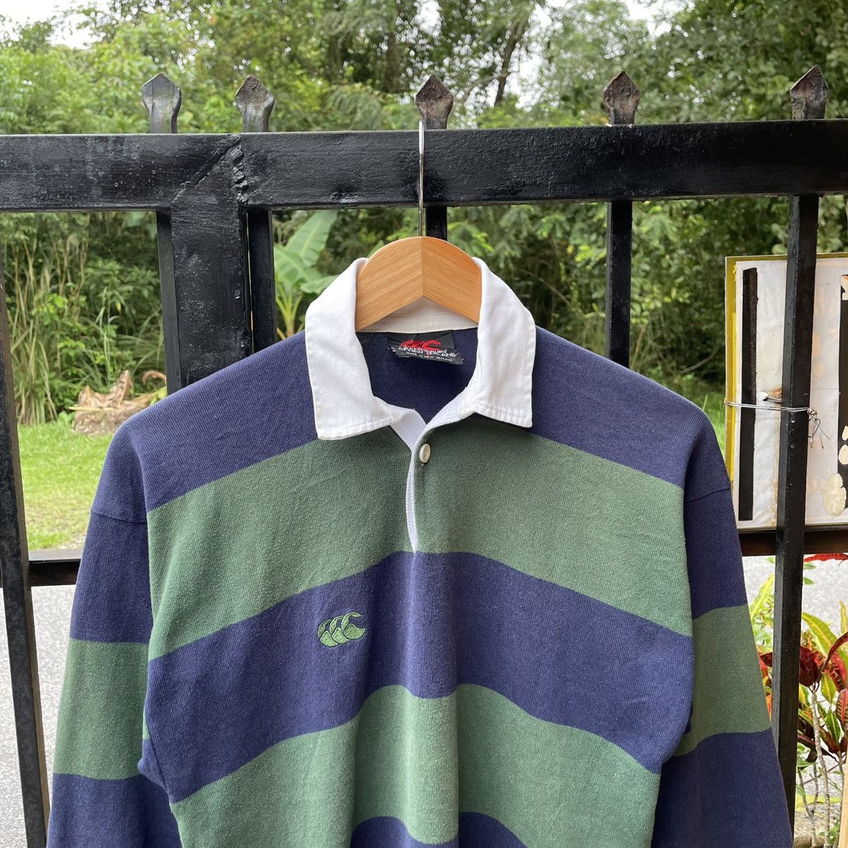 Canterbury of New Zealand 🔥Vitage Canterbury Two Tone Striped Polos Rugby Shirts Size US S / EU 44-46 / 1 - 4 Thumbnail